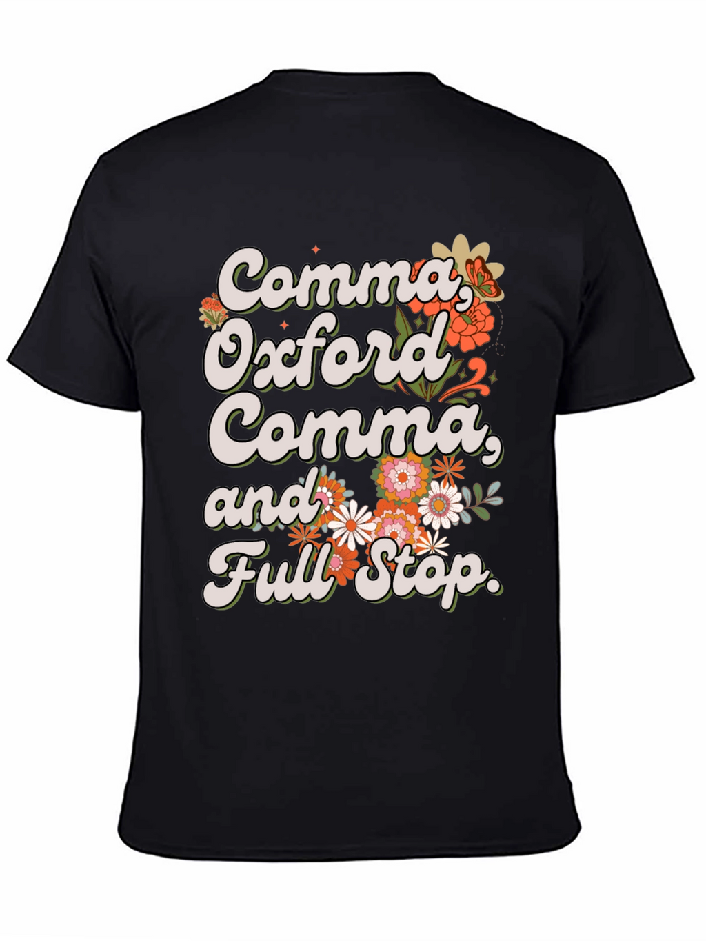 Comma Oxford Comma T-Shirt - Grammar Tee