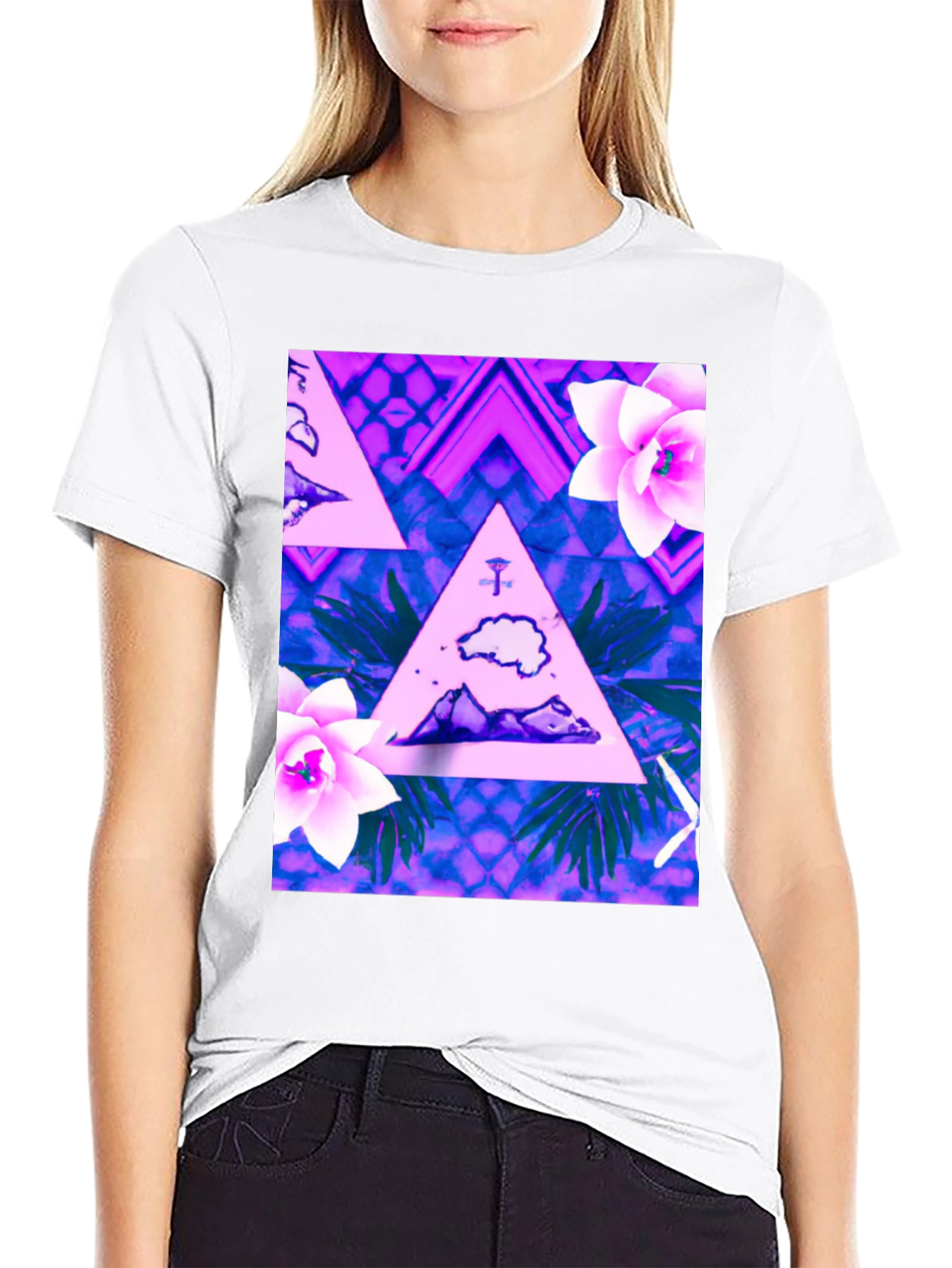 Tropical Triangle Graphic Tee