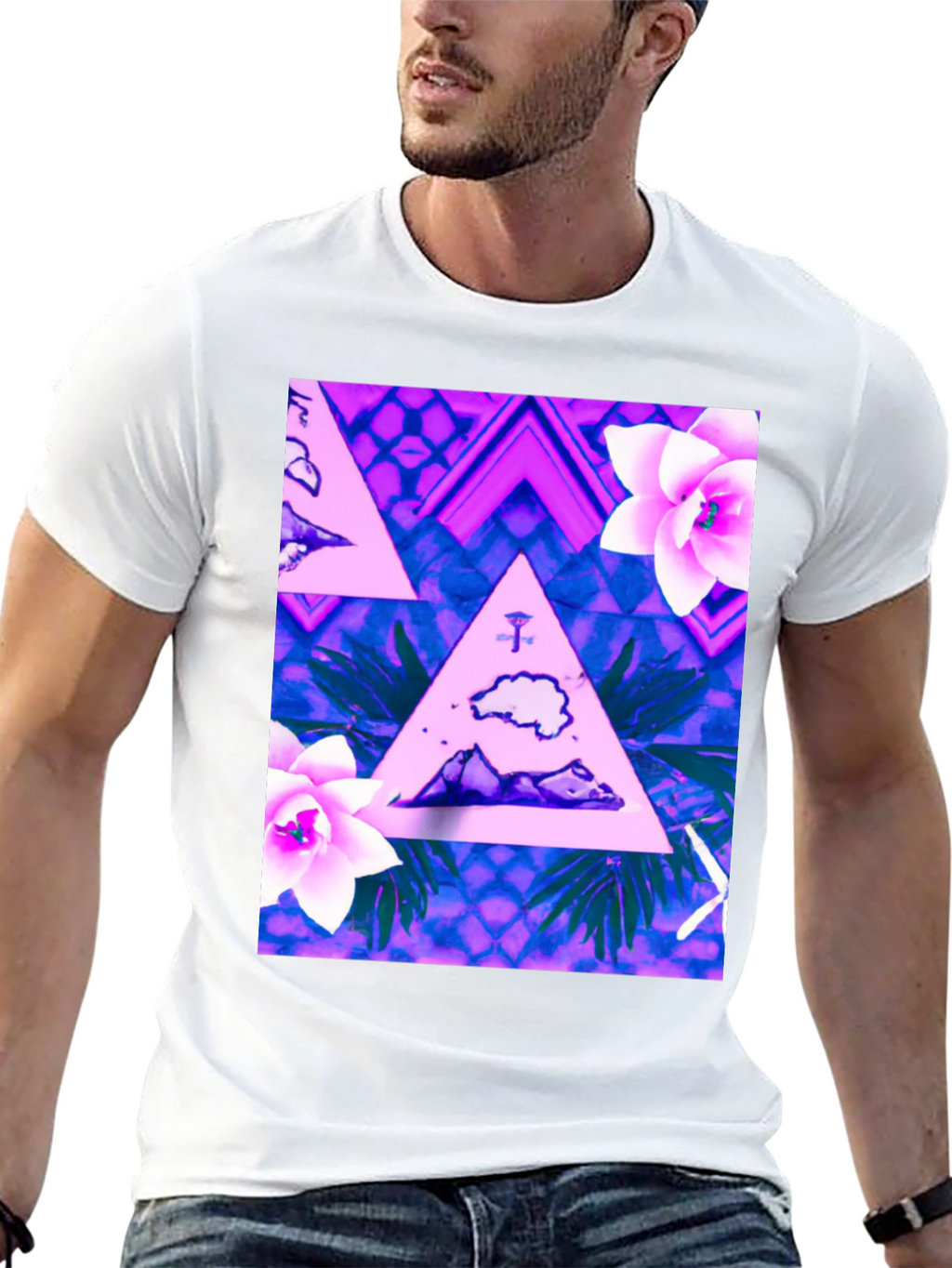 Tropical Triangle Graphic Tee
