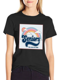 Retro Seniors Girls of 2020 Rainbow T-Shirt