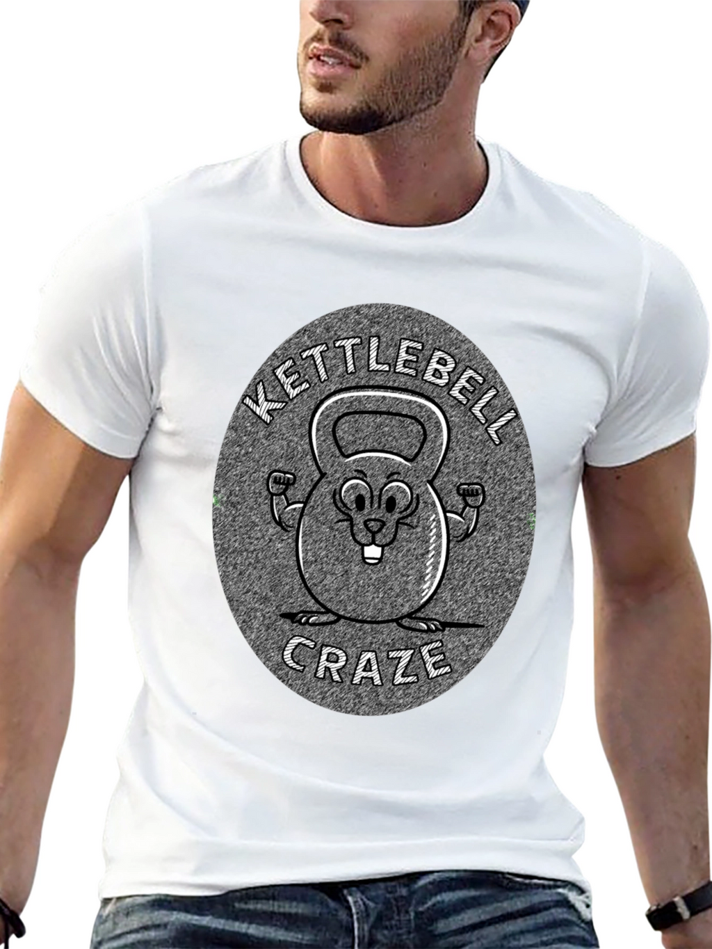 Kettlebell Craze T-Shirt: Funny Workout Tee