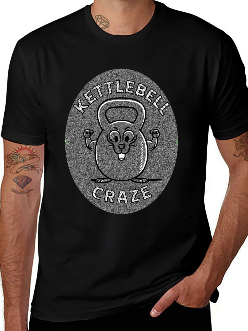 Kettlebell Craze T-Shirt: Funny Workout Tee