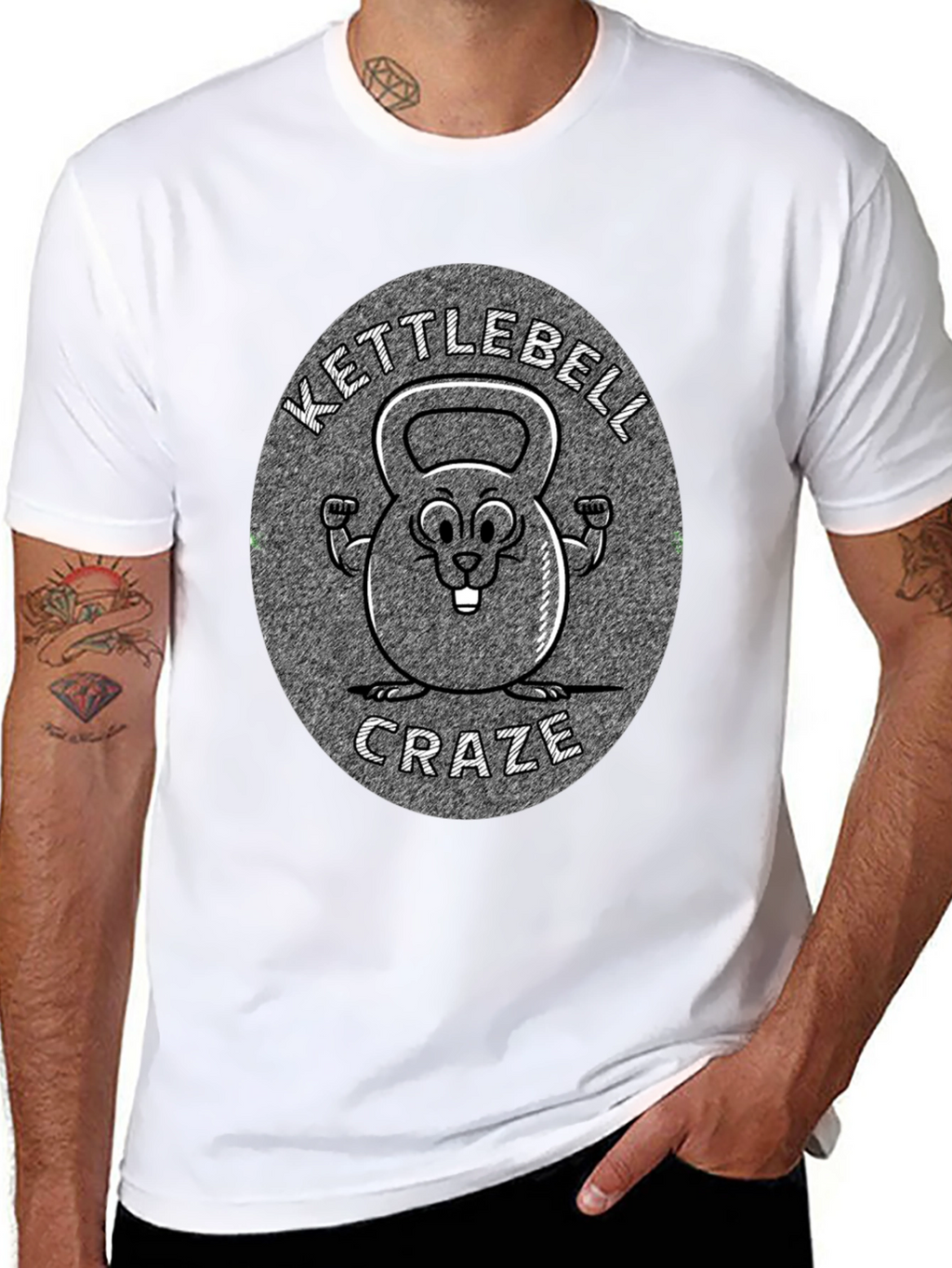 Kettlebell Craze T-Shirt: Funny Workout Tee