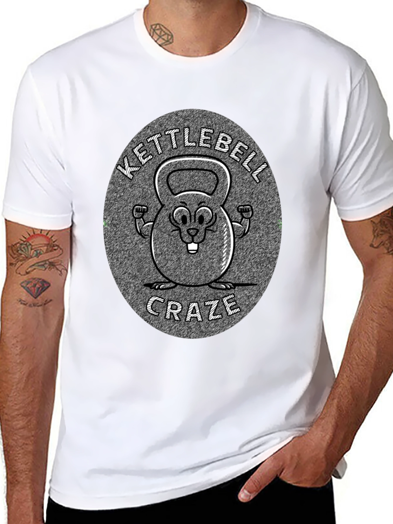Kettlebell Craze T-Shirt: Funny Workout Tee