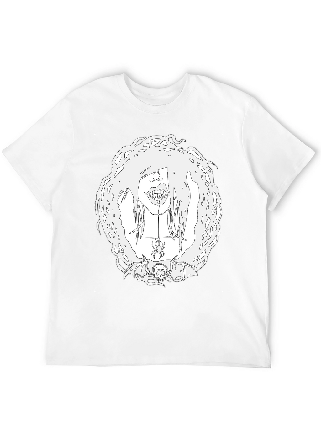 Creepy Cool Graphic Tee - Black Unisex T-Shirt