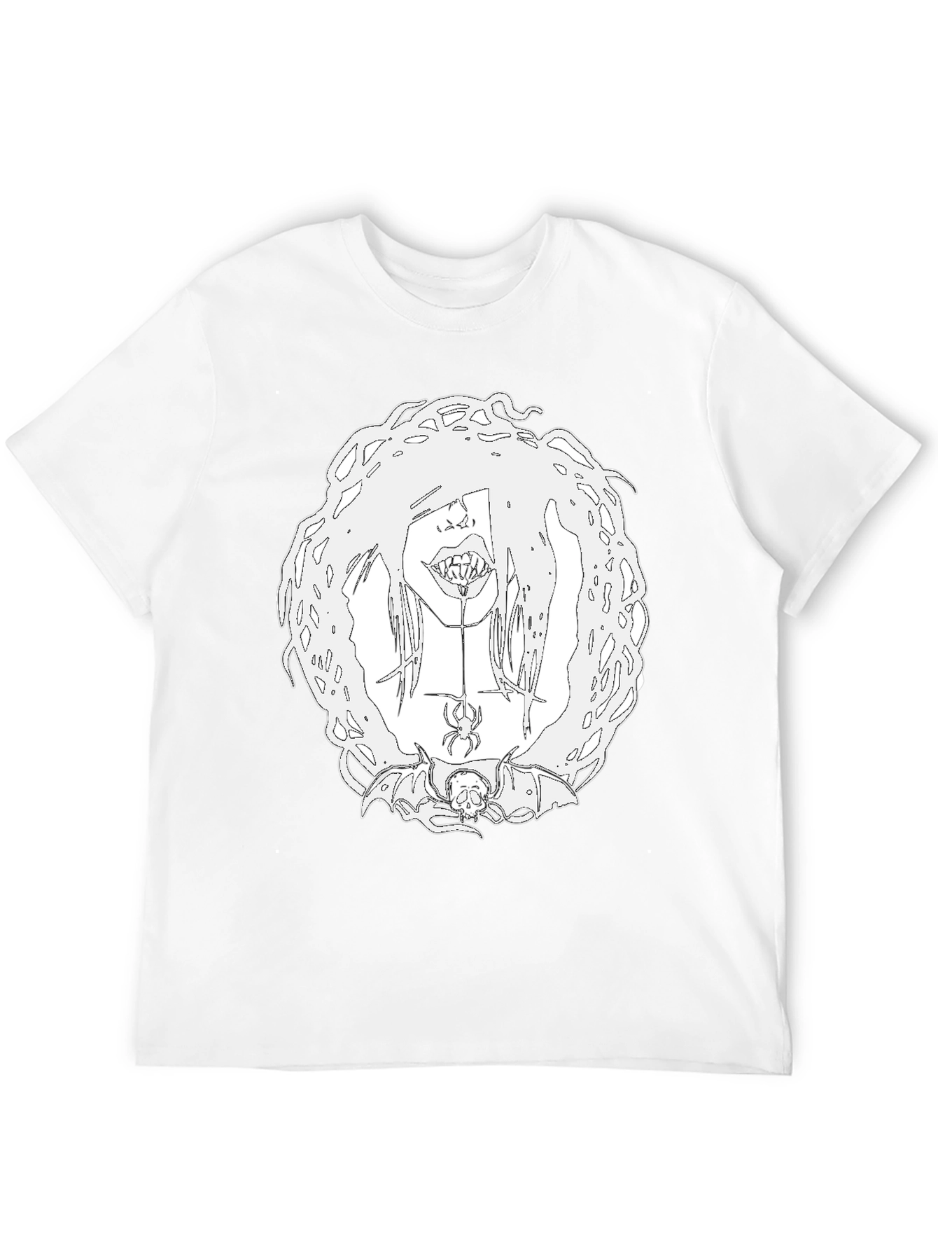 Creepy Cool Graphic Tee - Black Unisex T-Shirt