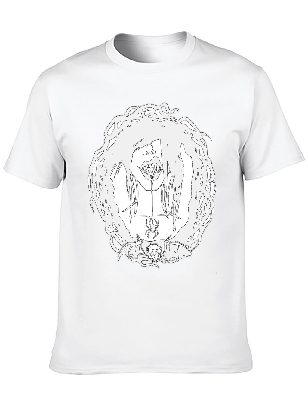 Creepy Cool Graphic Tee - Black Unisex T-Shirt