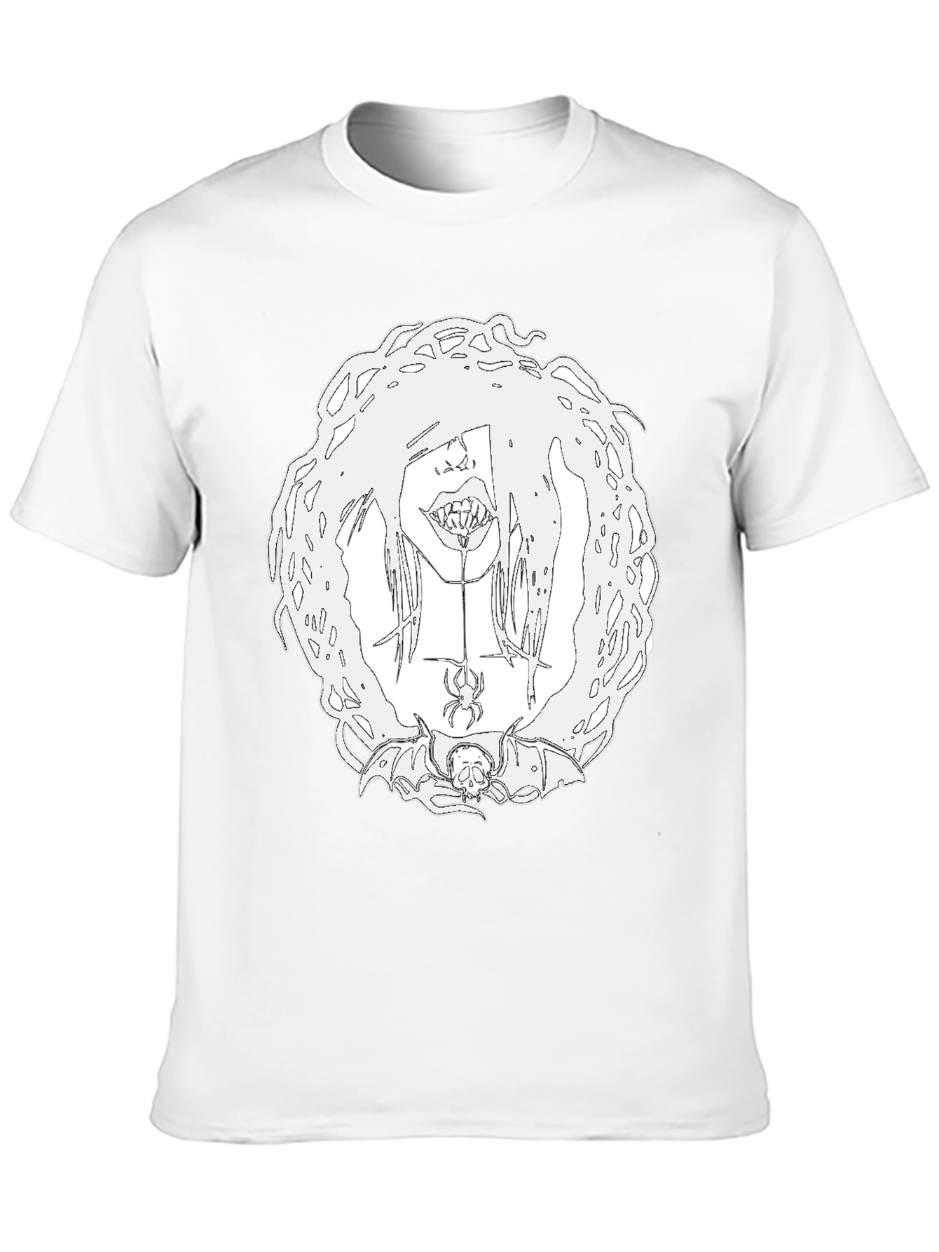 Creepy Cool Graphic Tee - Black Unisex T-Shirt