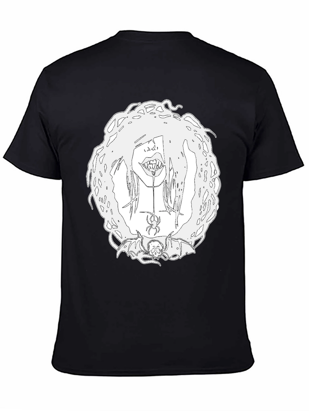 Creepy Cool Graphic Tee - Black Unisex T-Shirt