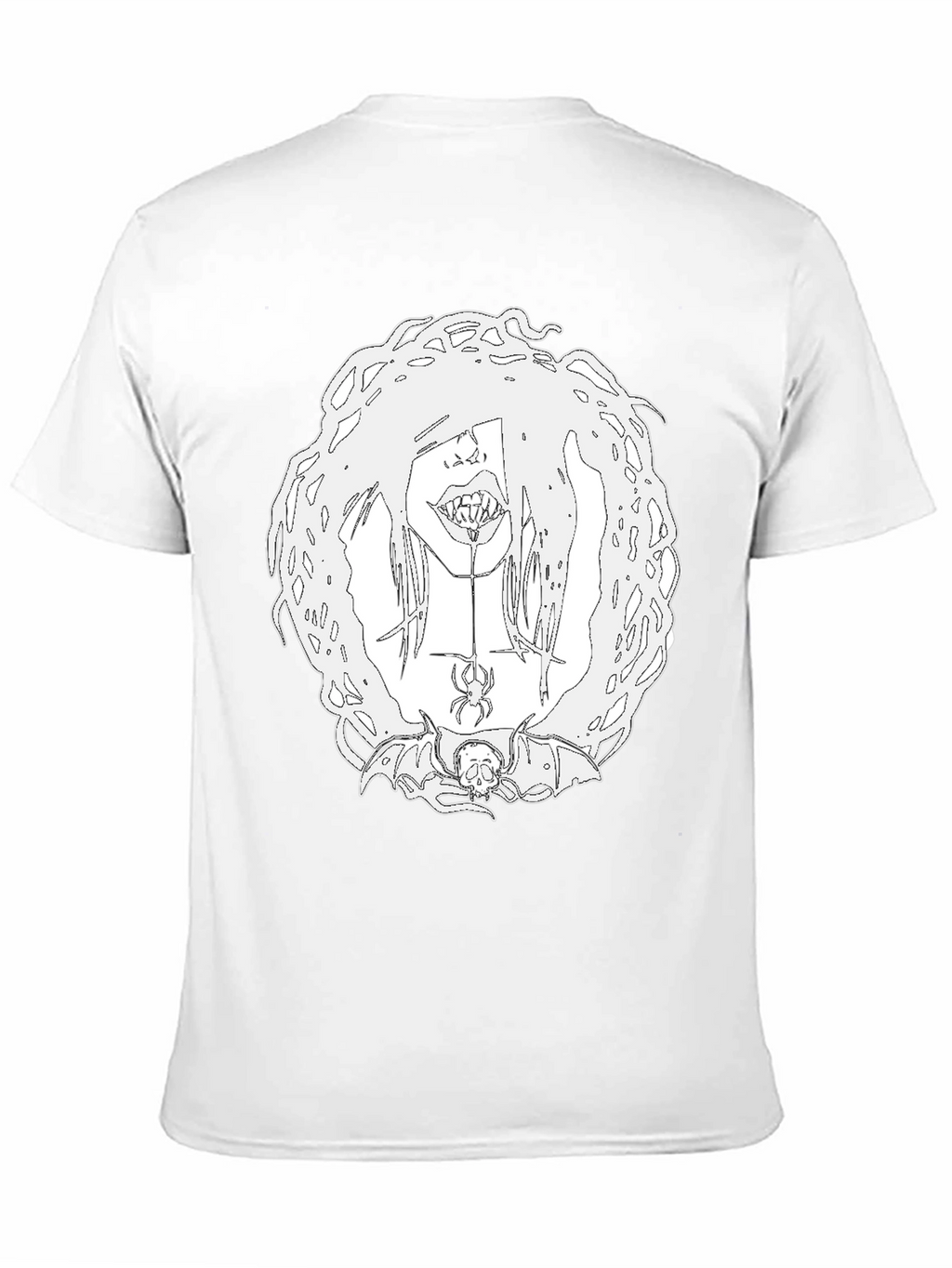 Creepy Cool Graphic Tee - Black Unisex T-Shirt