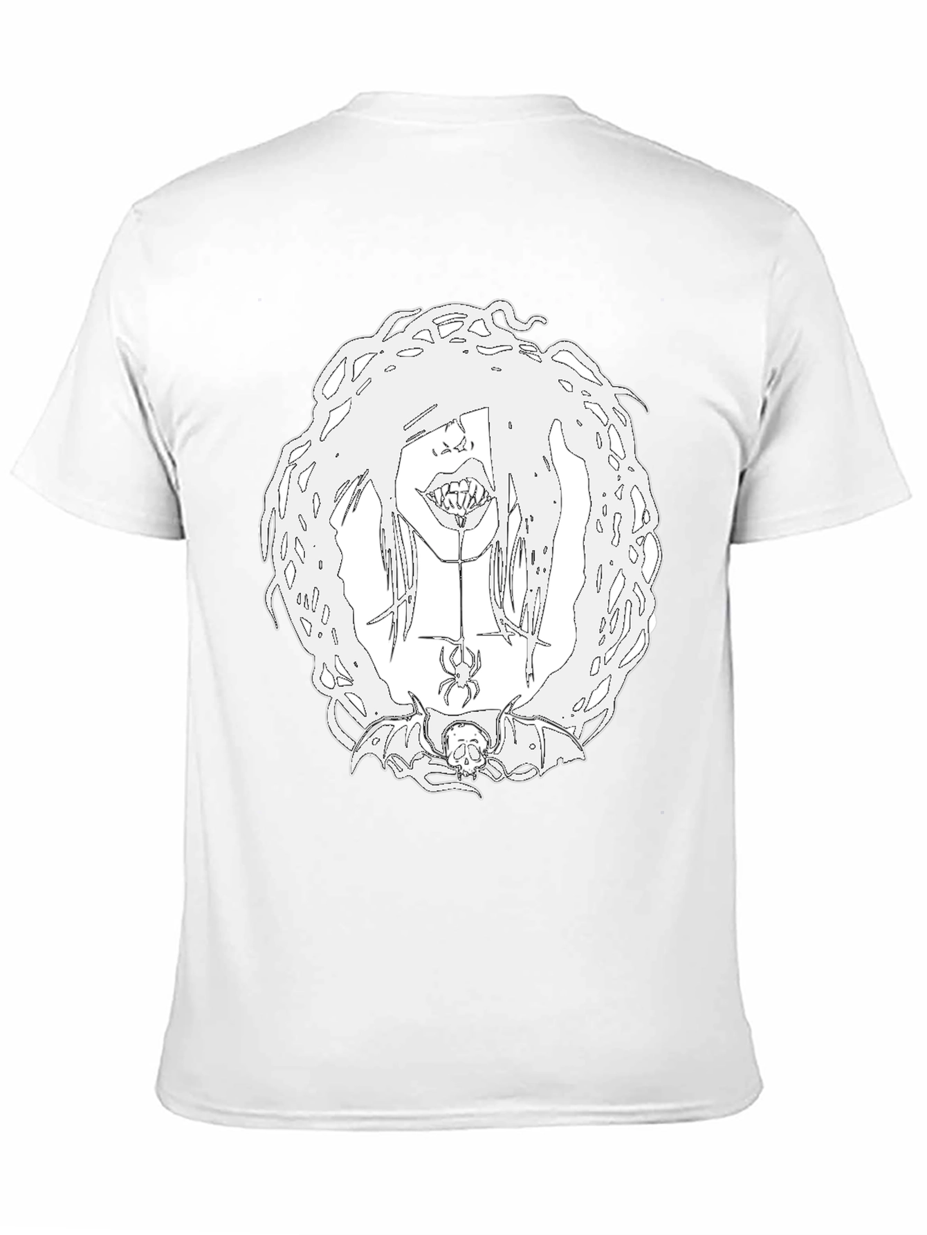Creepy Cool Graphic Tee - Black Unisex T-Shirt