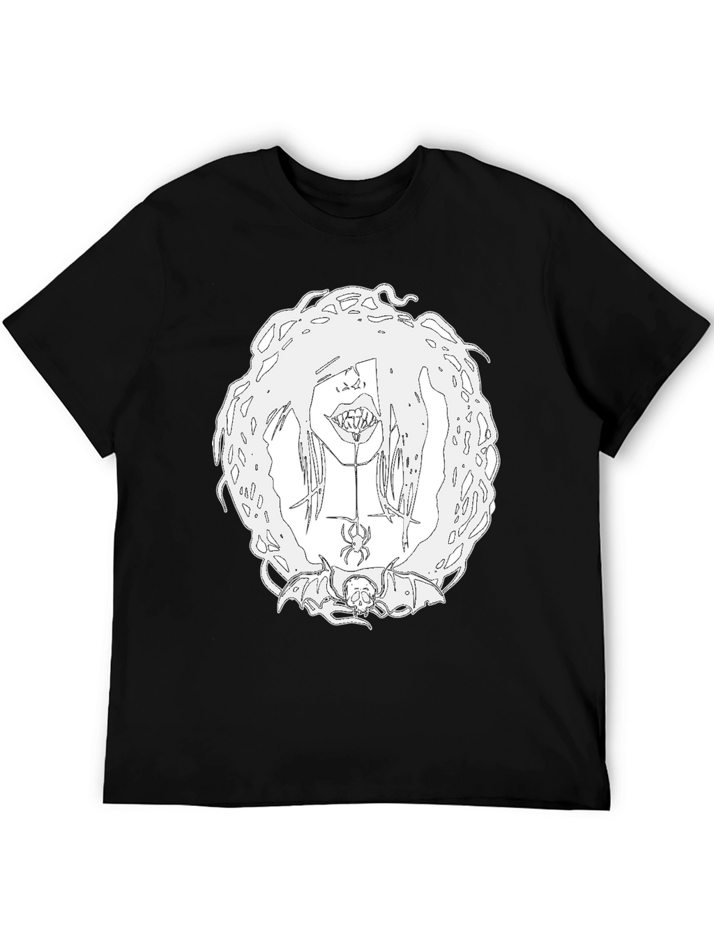 Creepy Cool Graphic Tee - Black Unisex T-Shirt