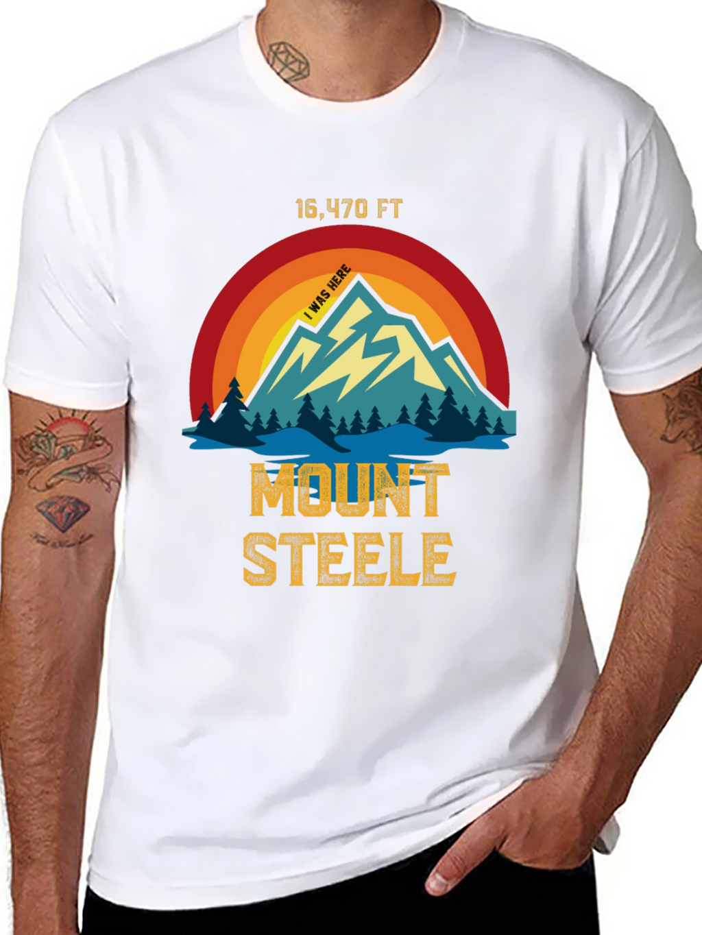Mount Steele T-Shirt - 16470 FT Elevation