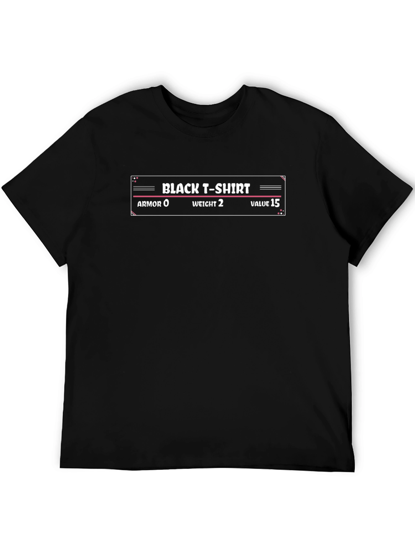 Skyrim Inspired Black T-Shirt - Gamer Tee