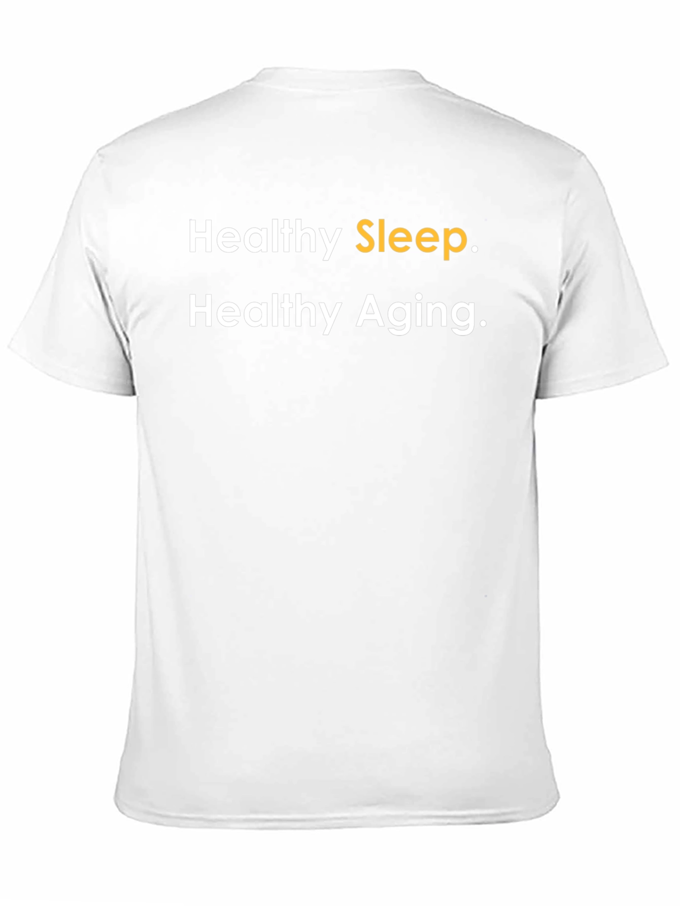 Healthy Sleep Healthy Aging Black T-Shirt