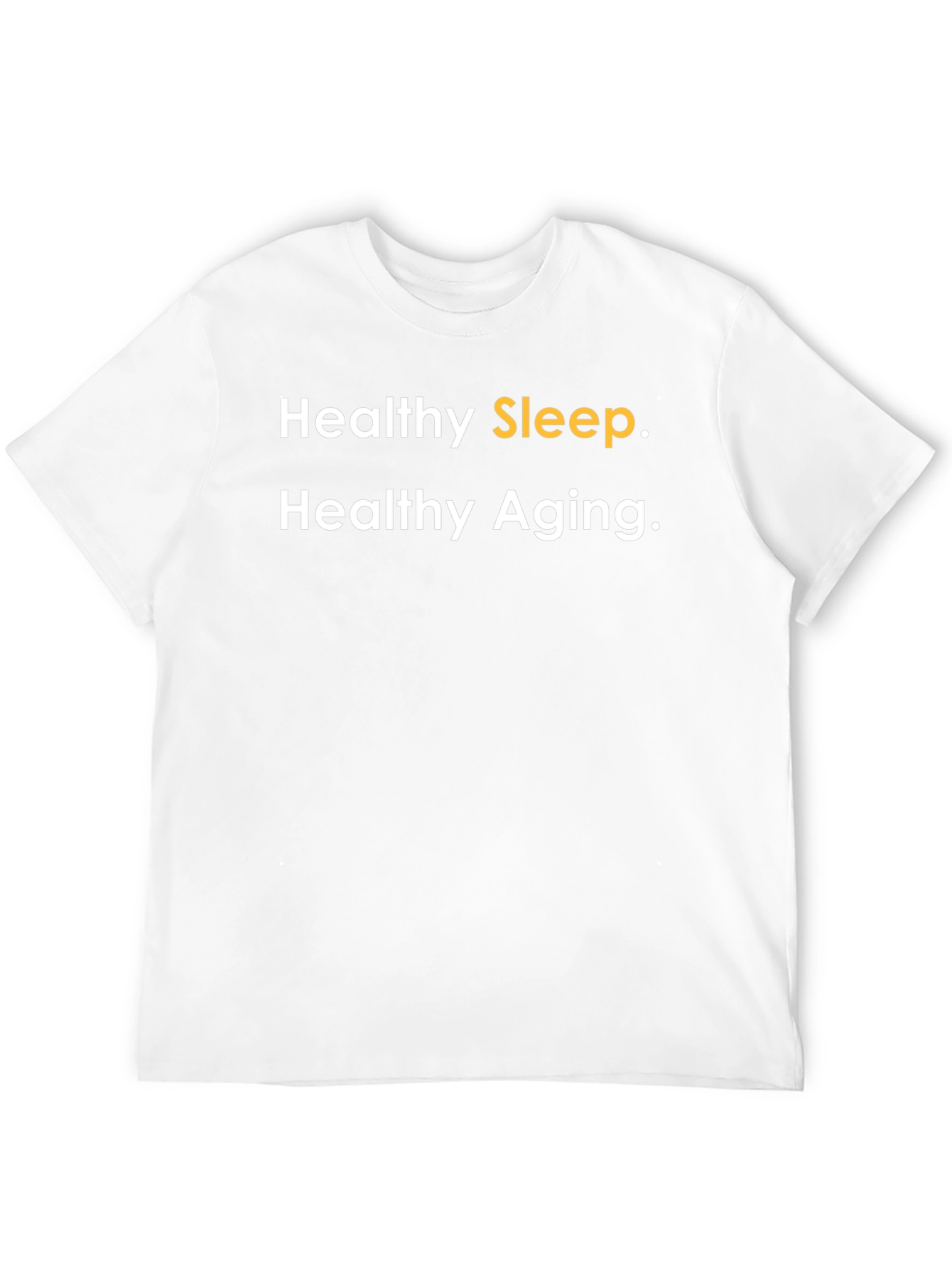 Healthy Sleep Healthy Aging Black T-Shirt
