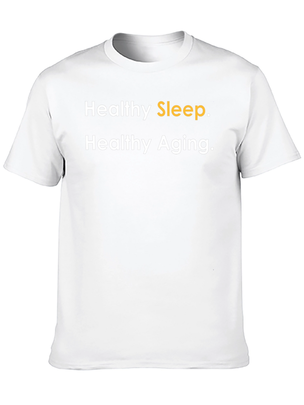Healthy Sleep Healthy Aging Black T-Shirt
