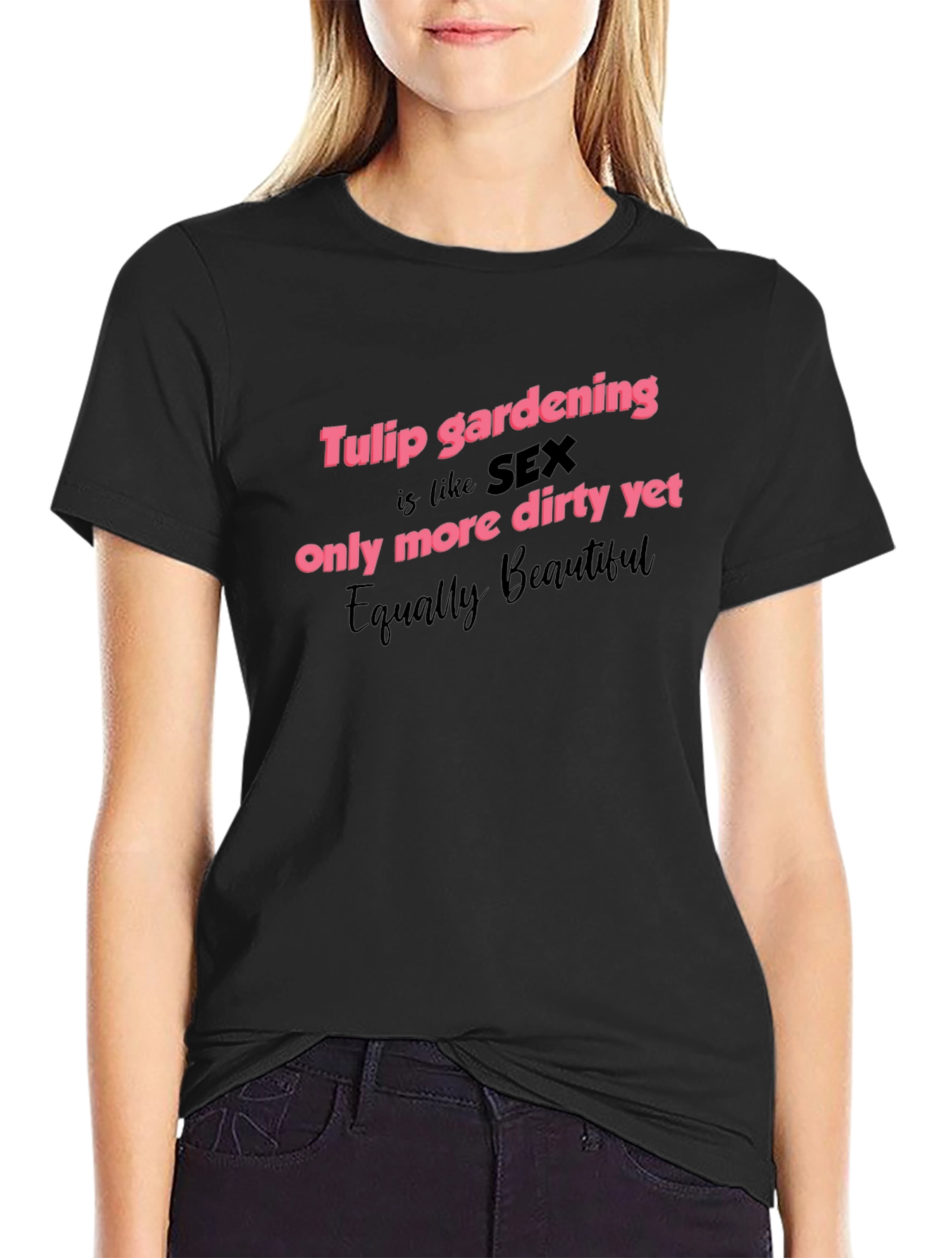 Tulip Gardening Sex Joke T-Shirt