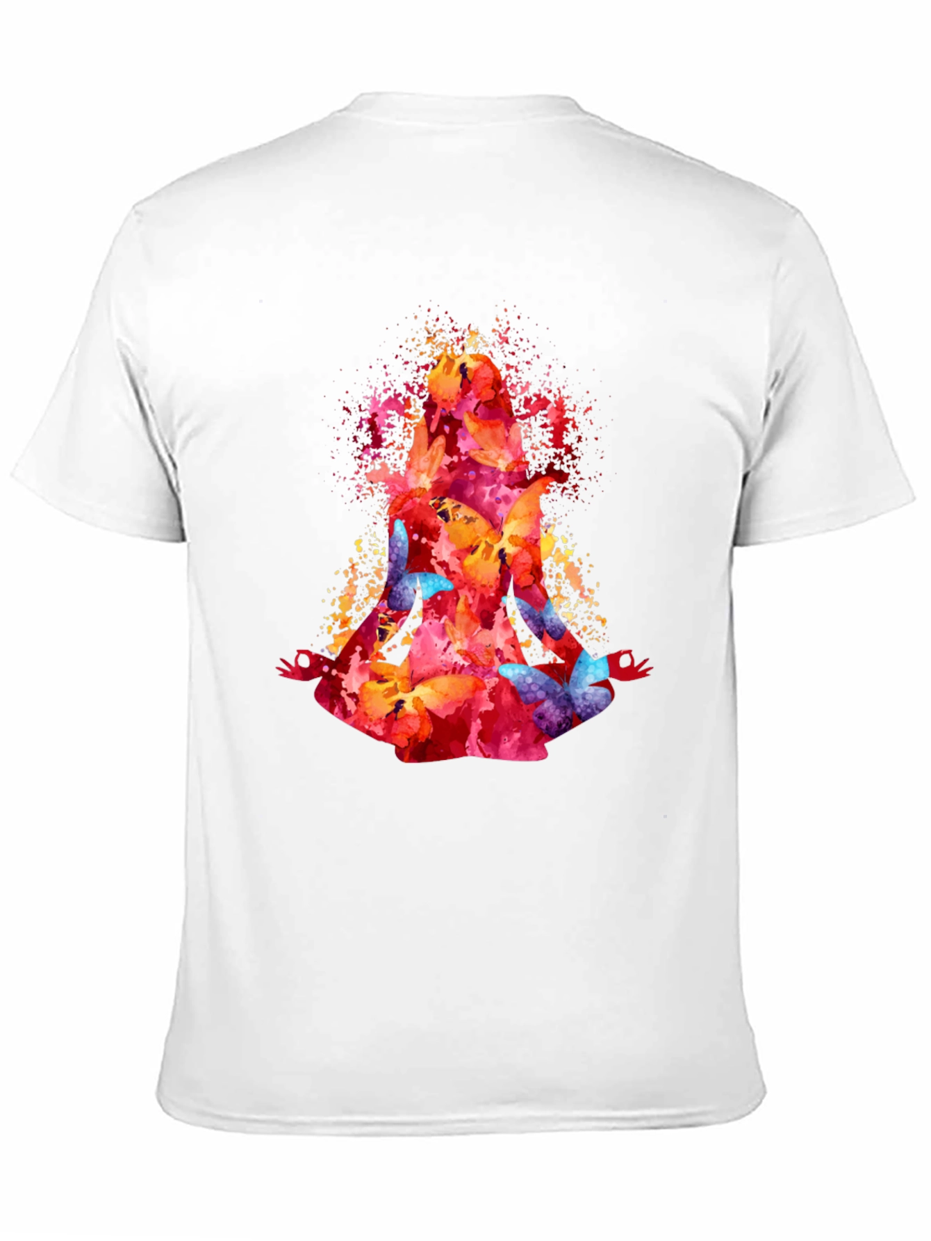 Watercolor Butterfly Meditation T-Shirt