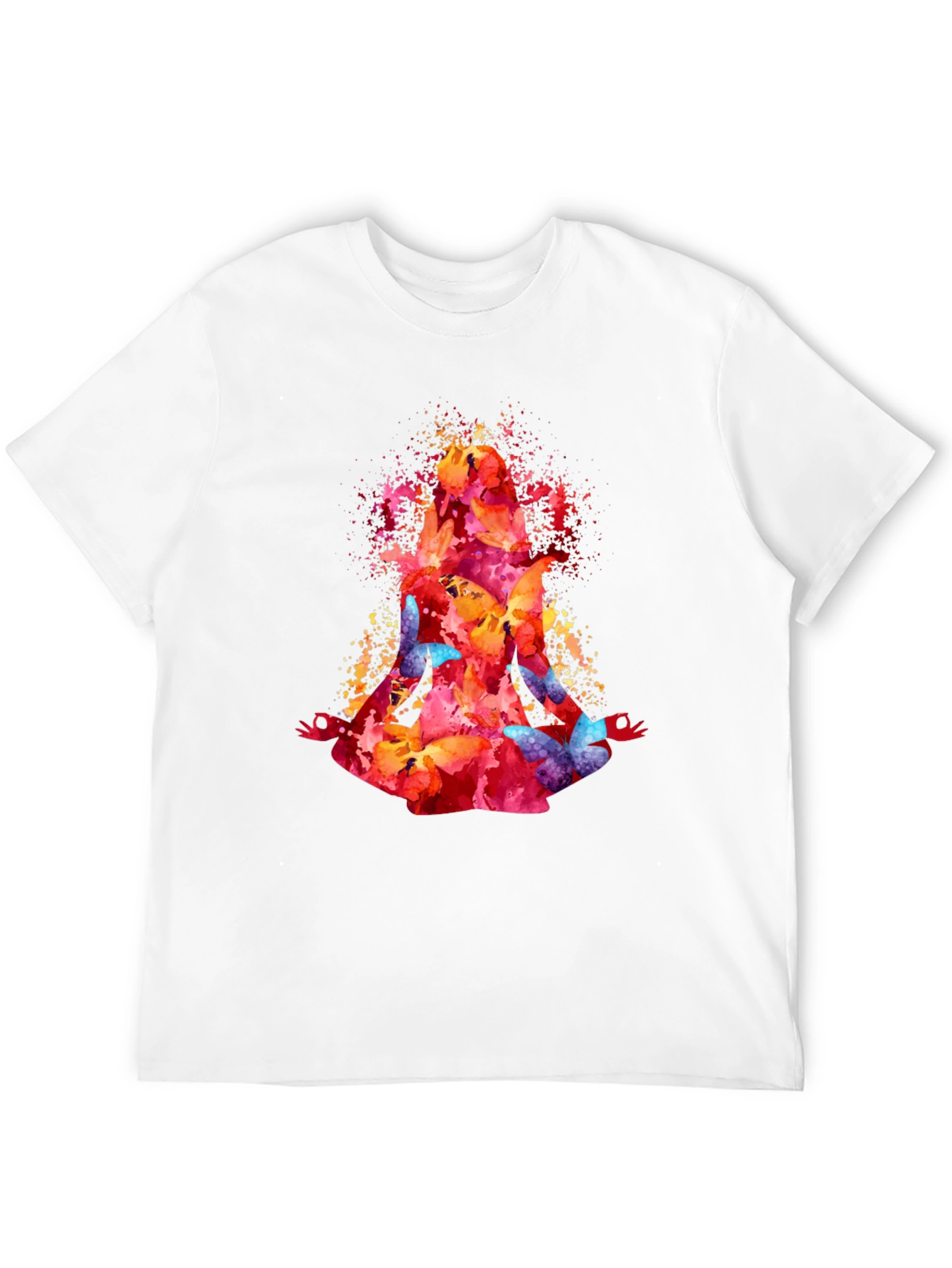 Watercolor Butterfly Meditation T-Shirt