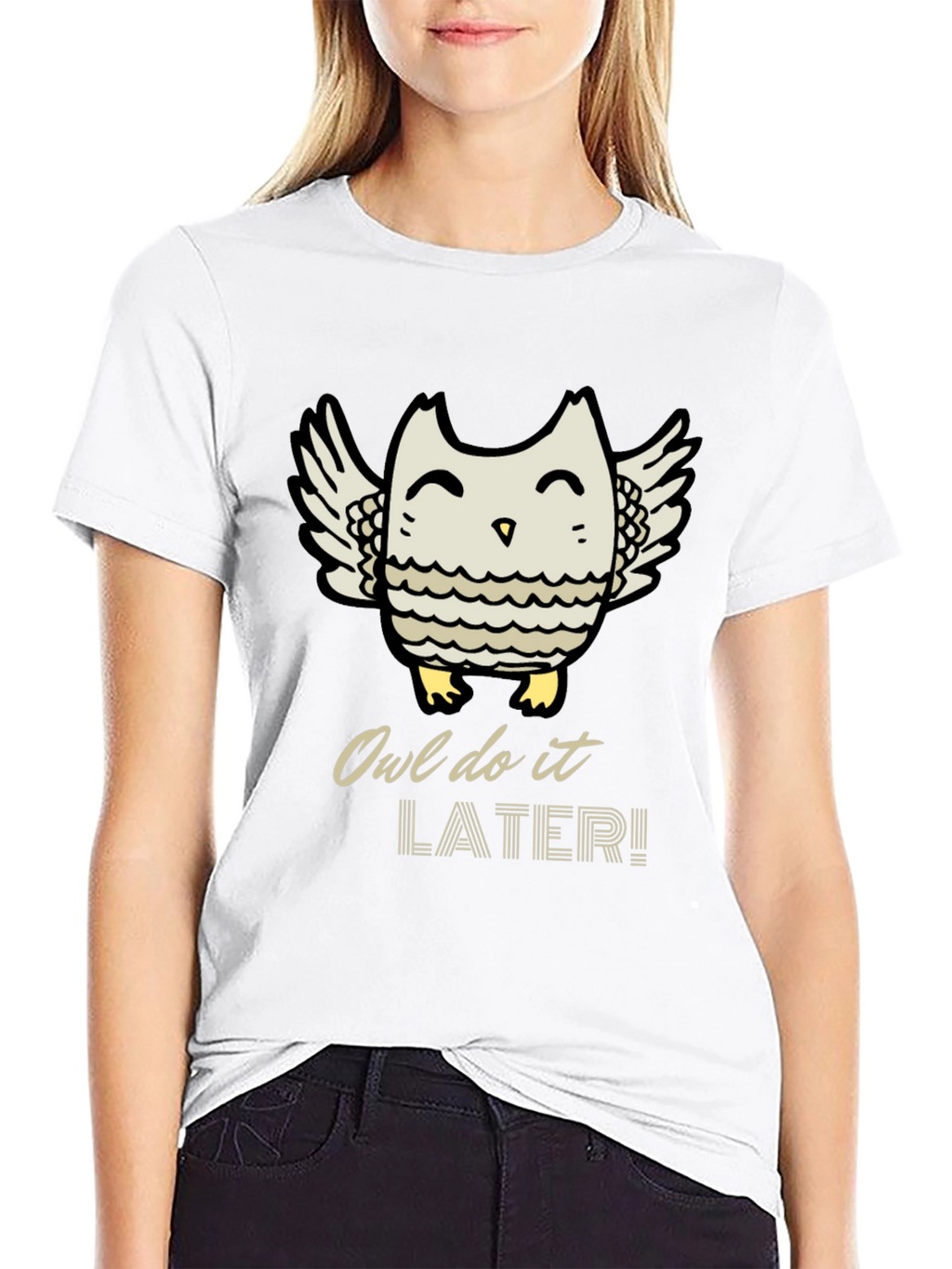 Owl Do It Later T-Shirt - Cute Graphic Tee
