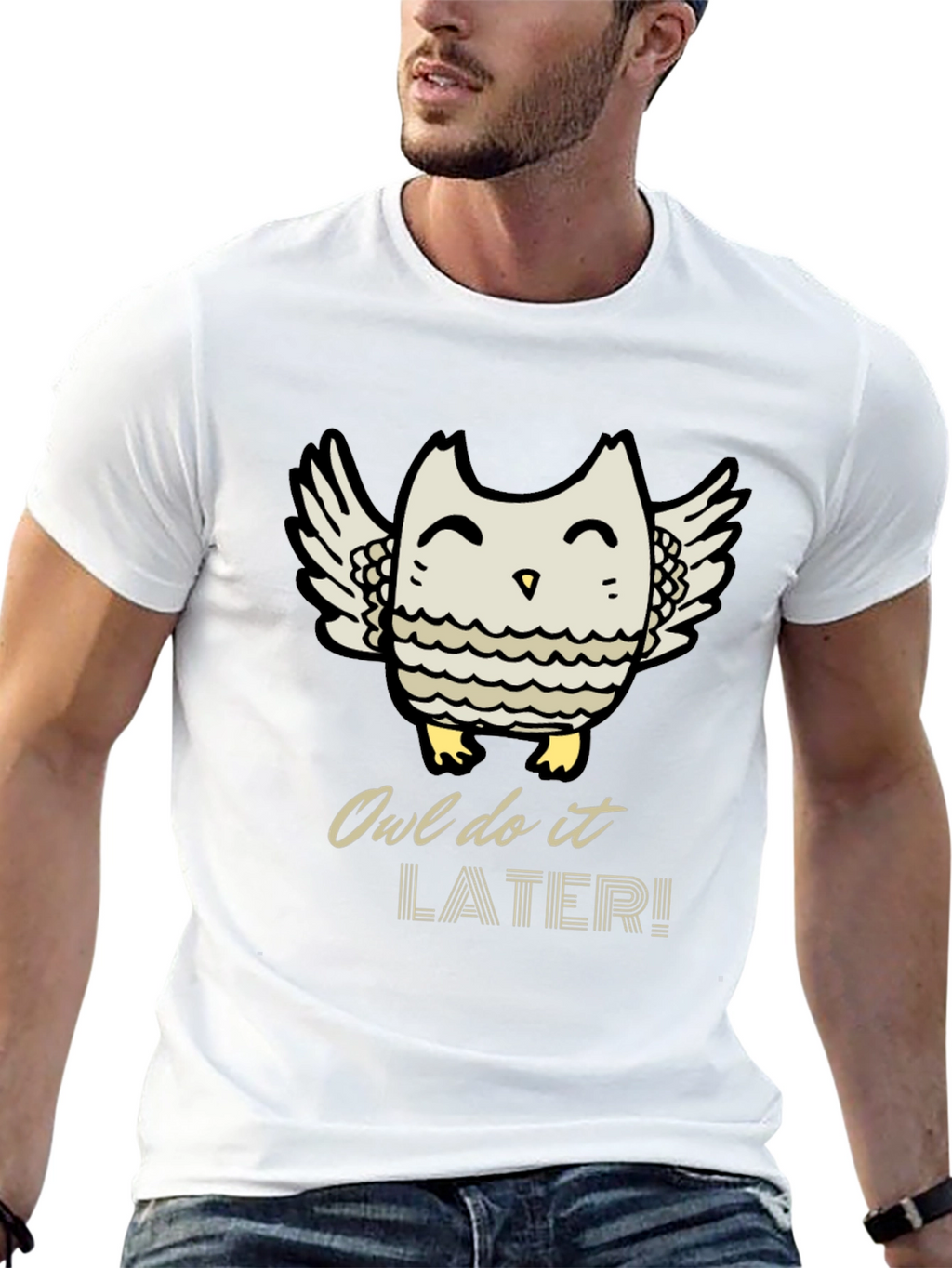 Owl Do It Later T-Shirt - Cute Graphic Tee