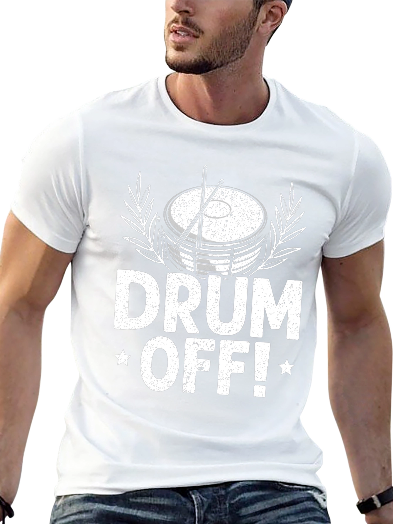 Drum Off T-Shirt - Musicians Humor Tee