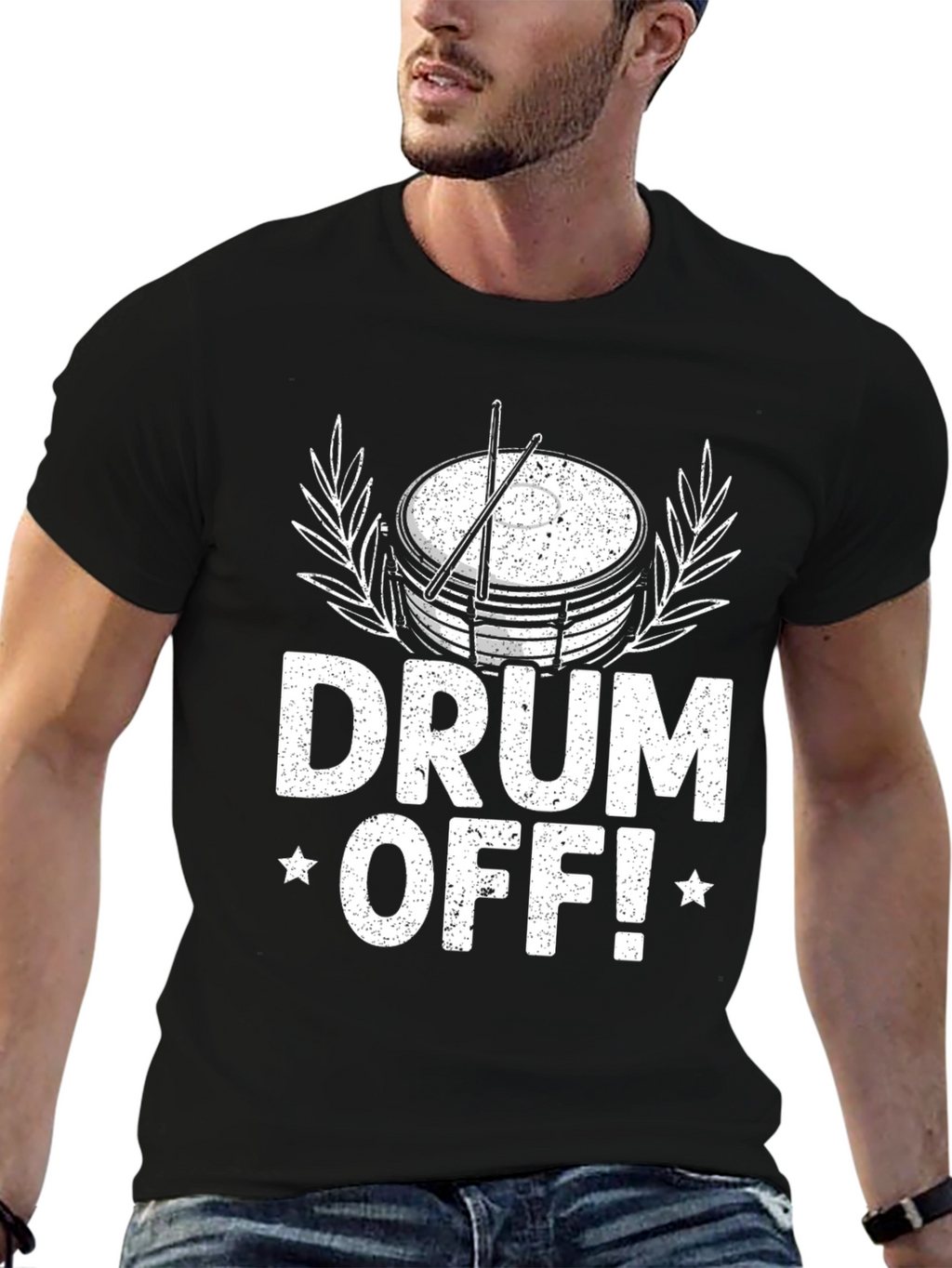 Drum Off T-Shirt - Musicians Humor Tee