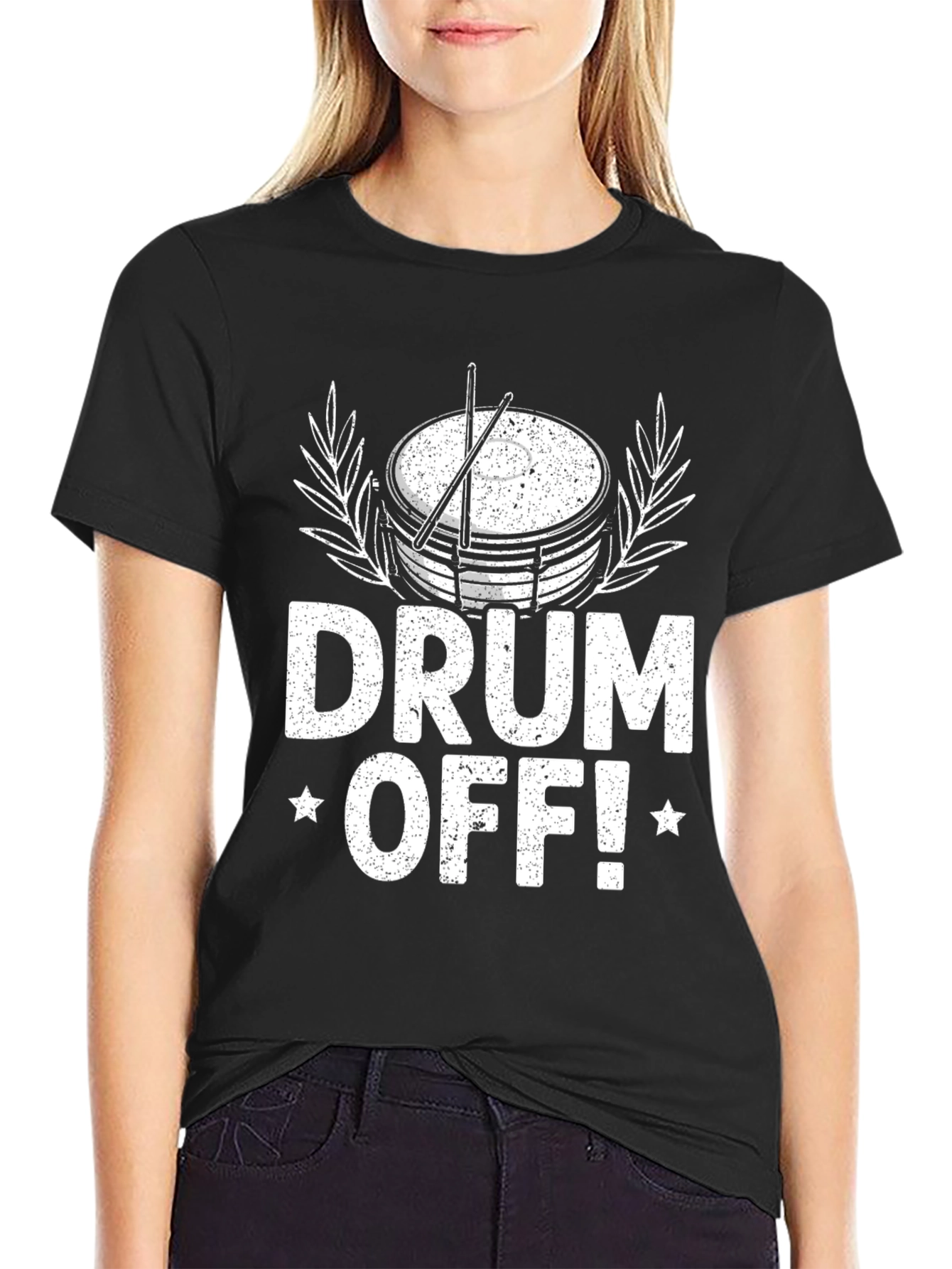 Drum Off T-Shirt - Musicians Humor Tee