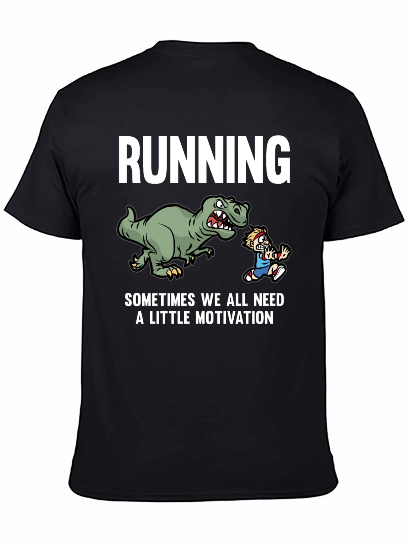 Running Dinosaur Motivation T-Shirt
