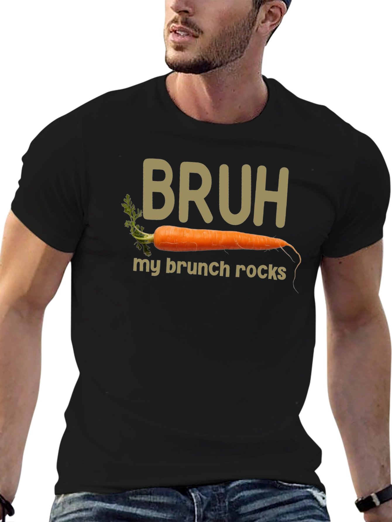 Bruh My Brunch Rocks Carrot T-Shirt