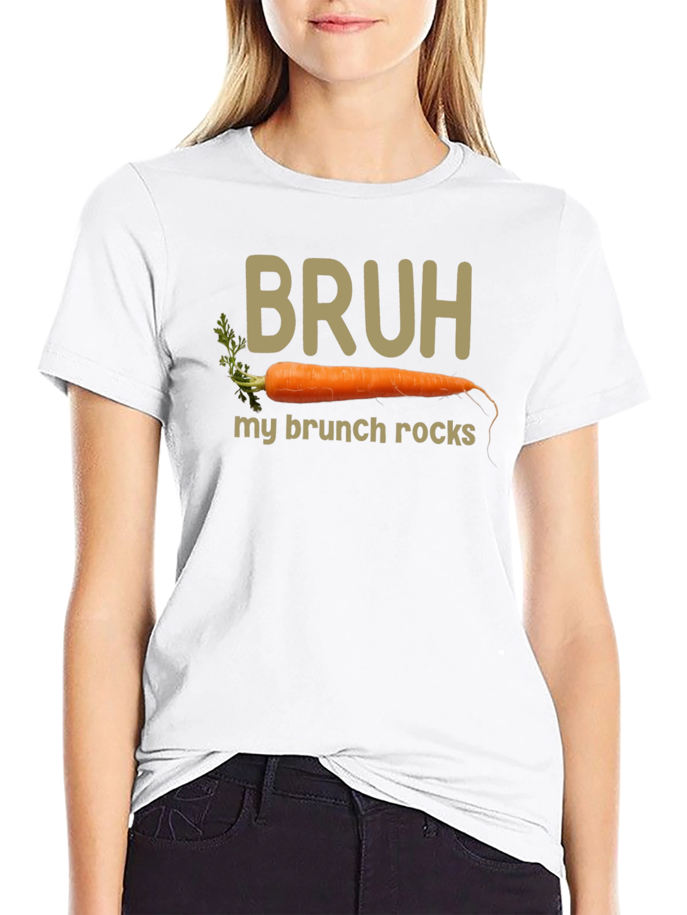Bruh My Brunch Rocks Carrot T-Shirt
