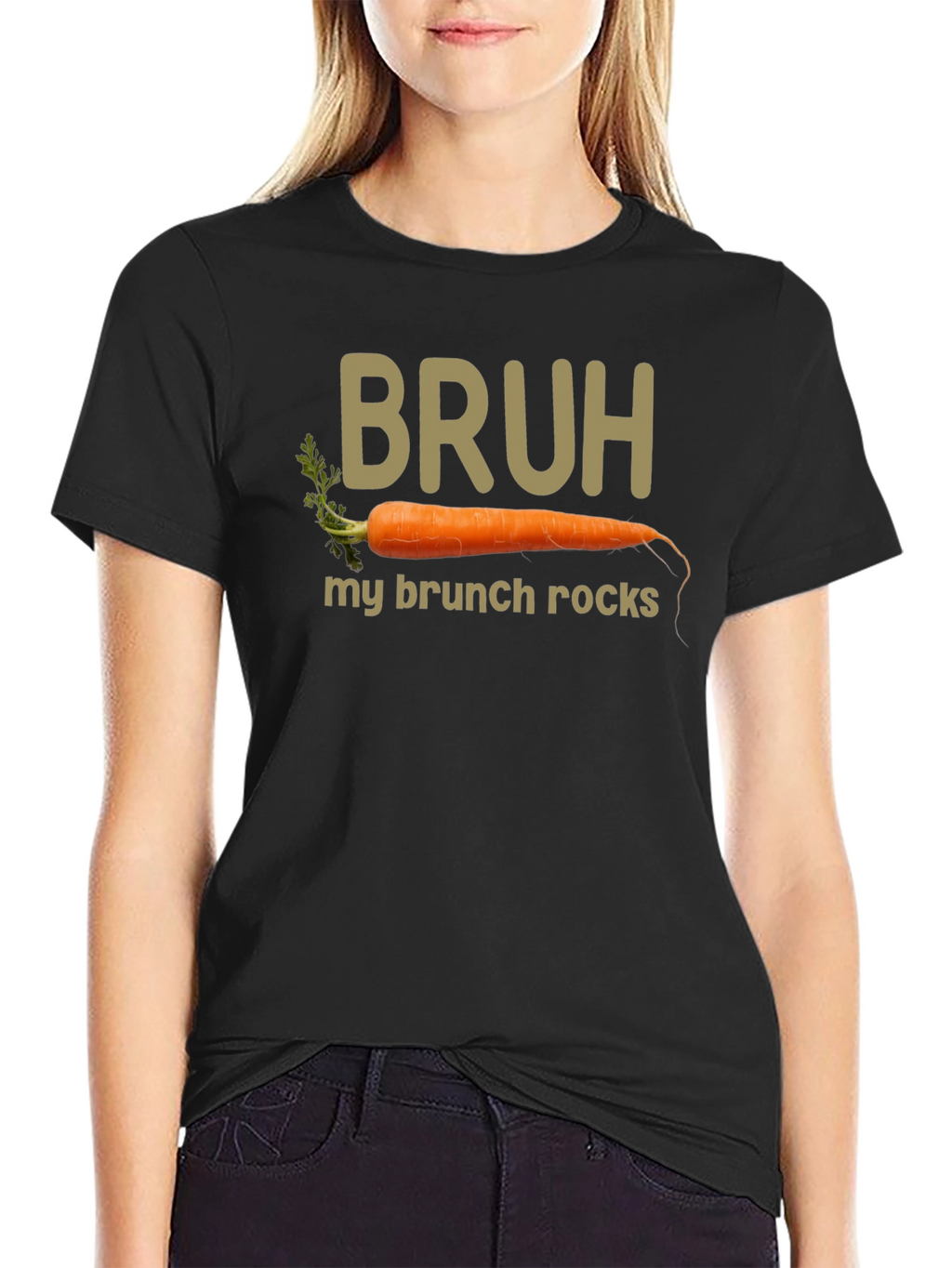 Bruh My Brunch Rocks Carrot T-Shirt