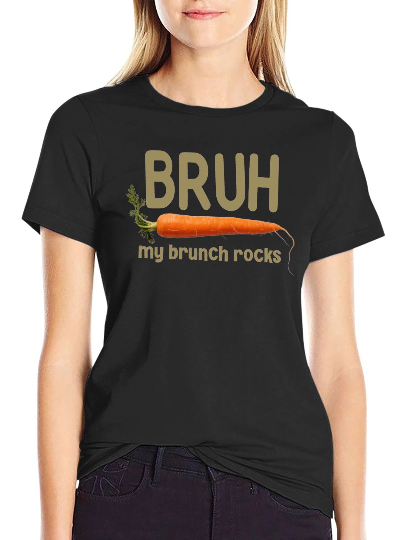 Bruh My Brunch Rocks Carrot T-Shirt