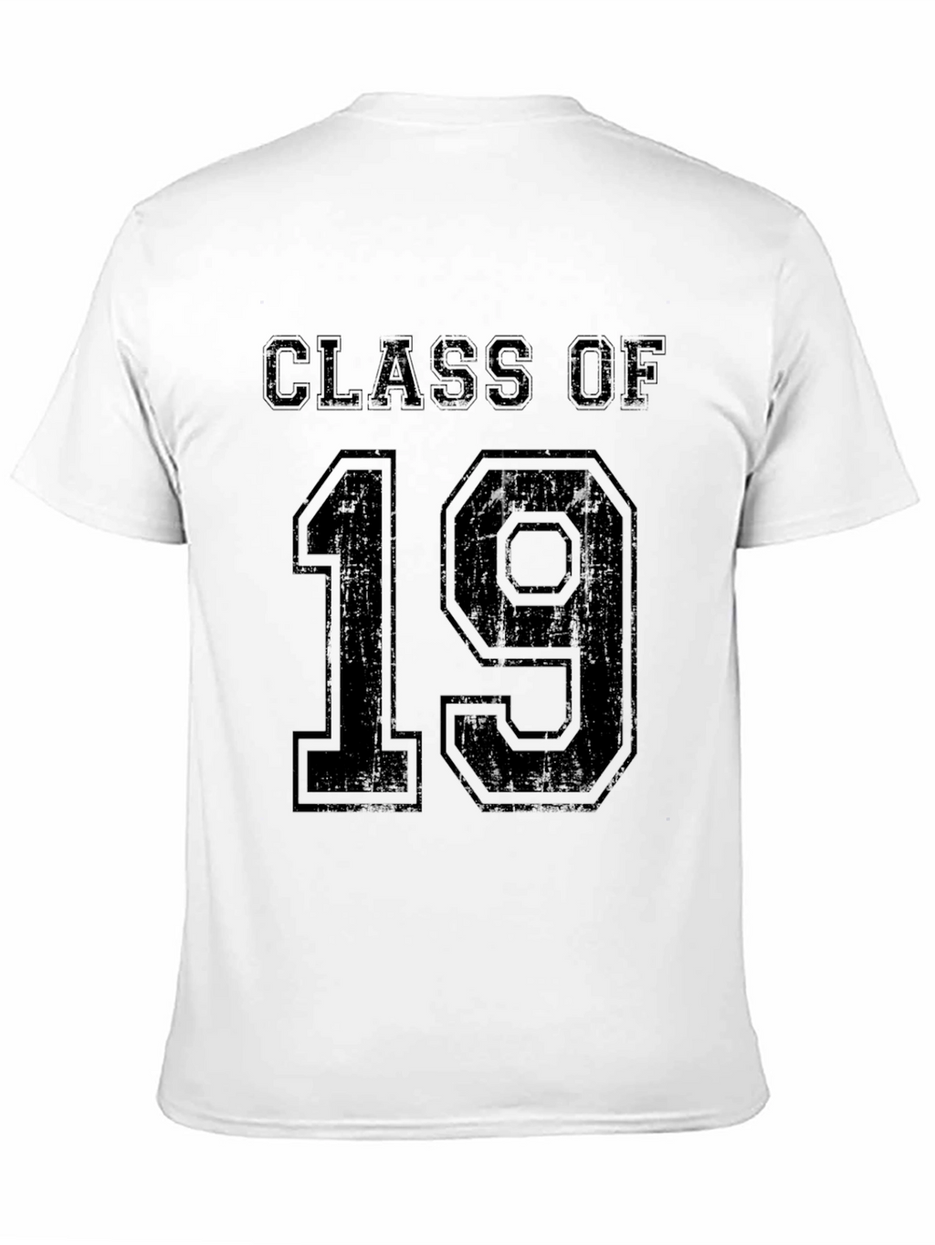 Class of 19 T-Shirt - Black Crew Neck Tee