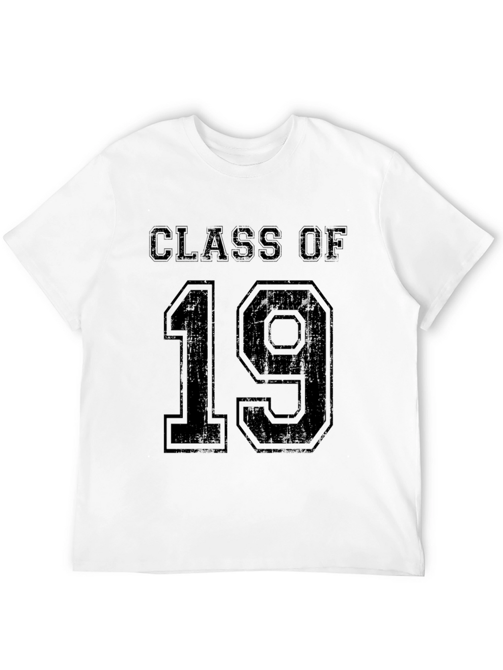Class of 19 T-Shirt - Black Crew Neck Tee