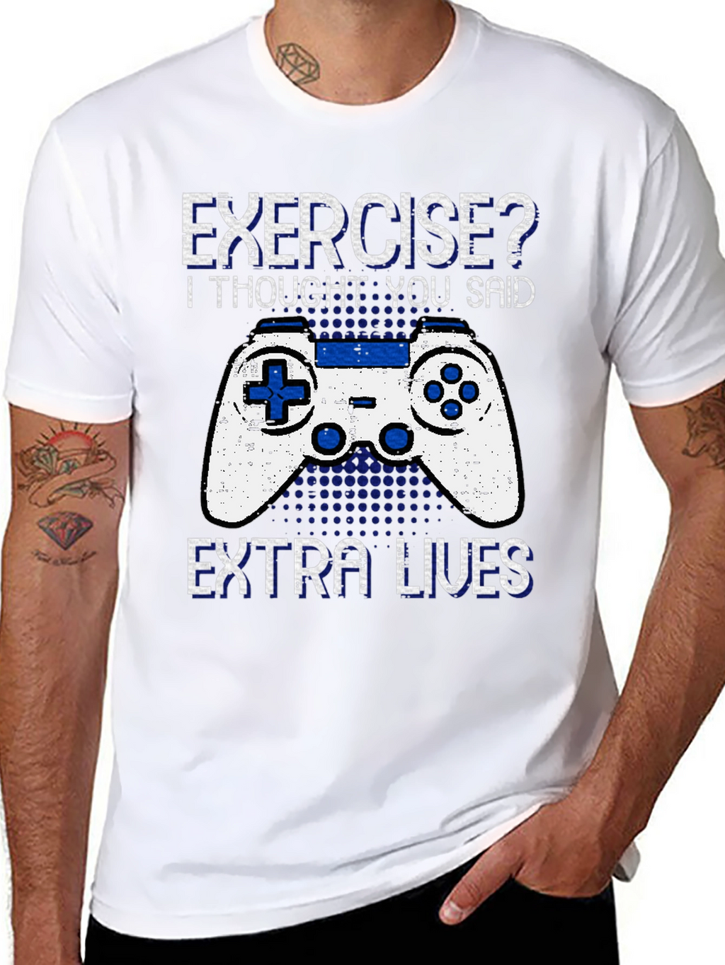 Exercise? Extra Lives T-Shirt - Gamer Tee