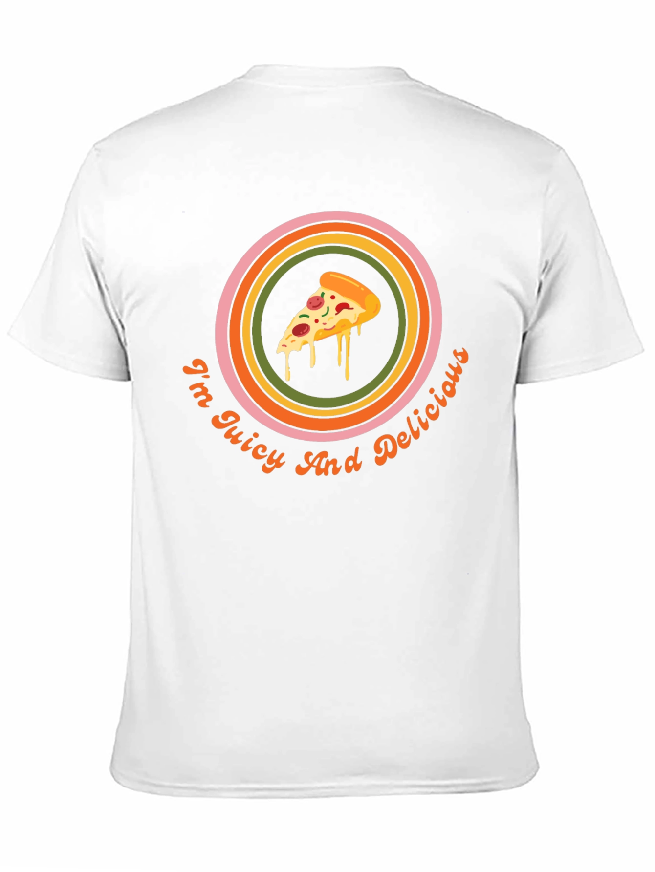 Juicy & Delicious Pizza Graphic Tee - Unisex