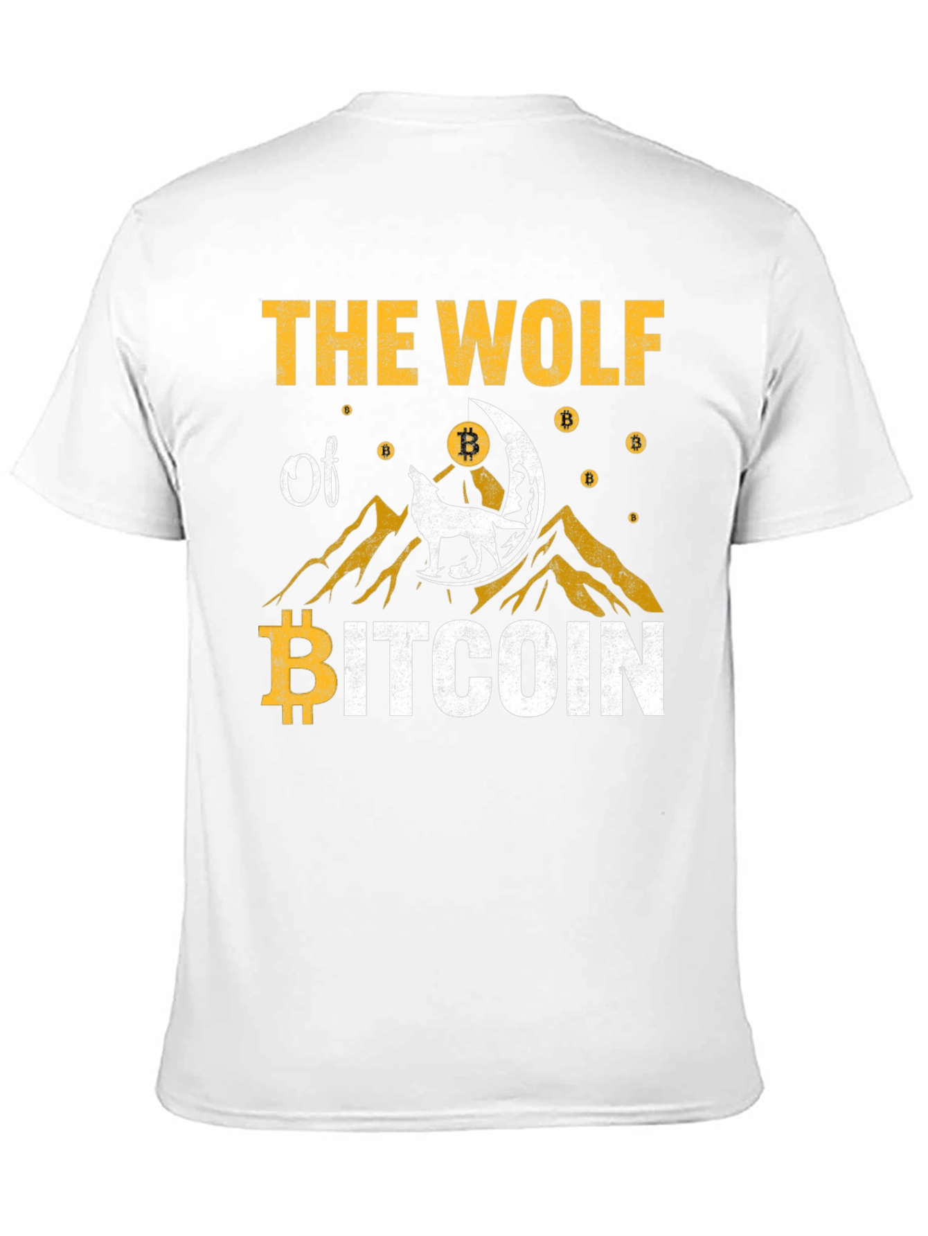 The Wolf of Bitcoin Graphic T-Shirt