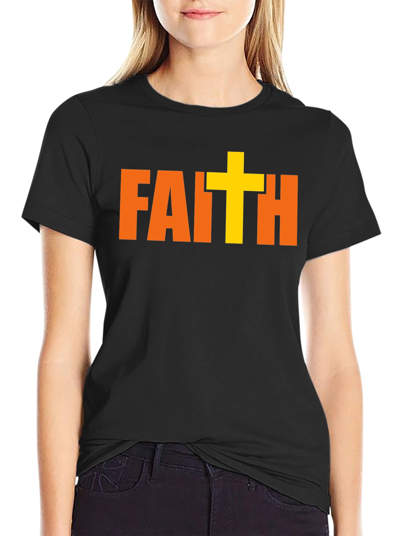Faith Graphic T-Shirt Religious Design