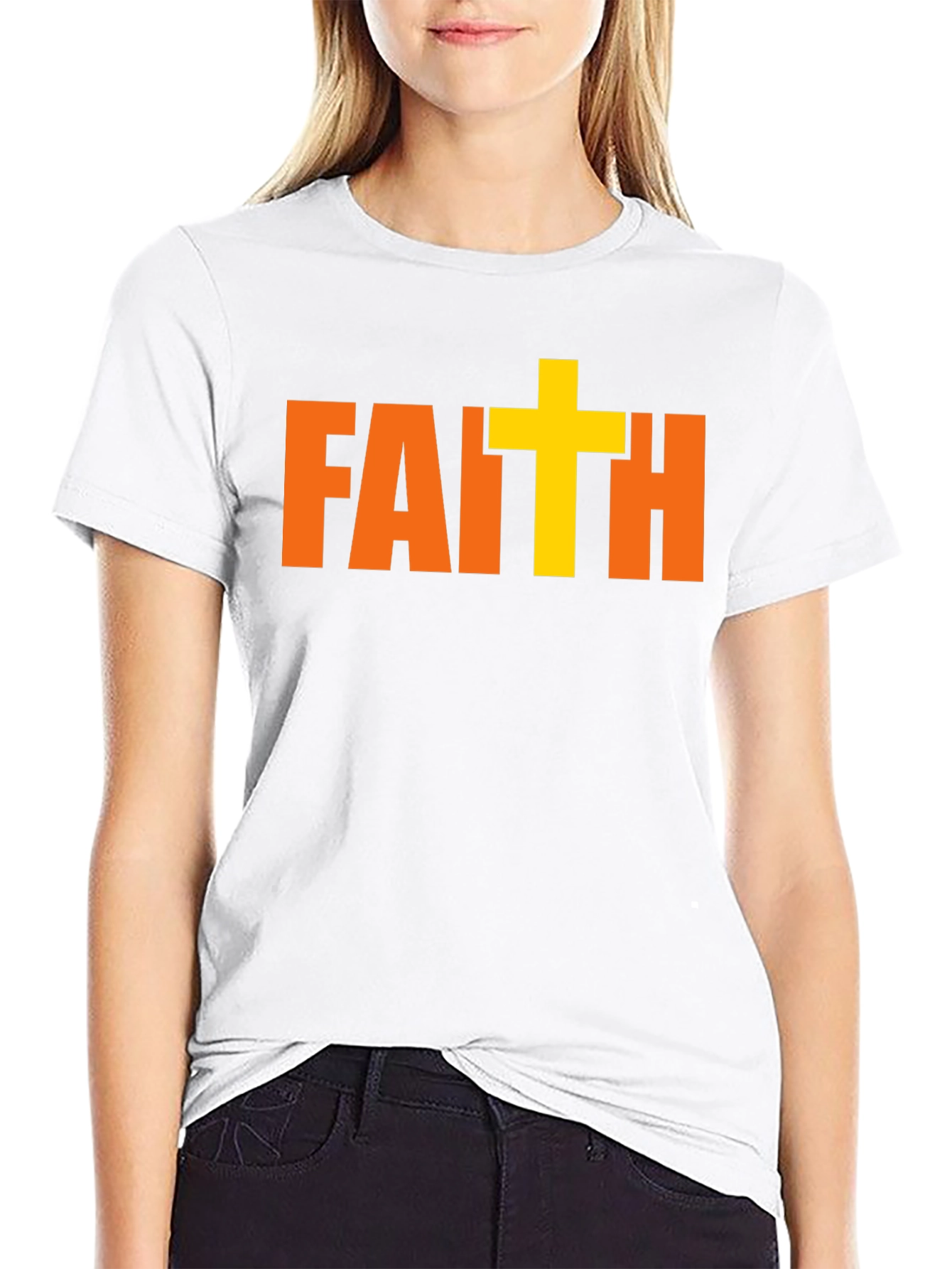 Faith Graphic T-Shirt Religious Design