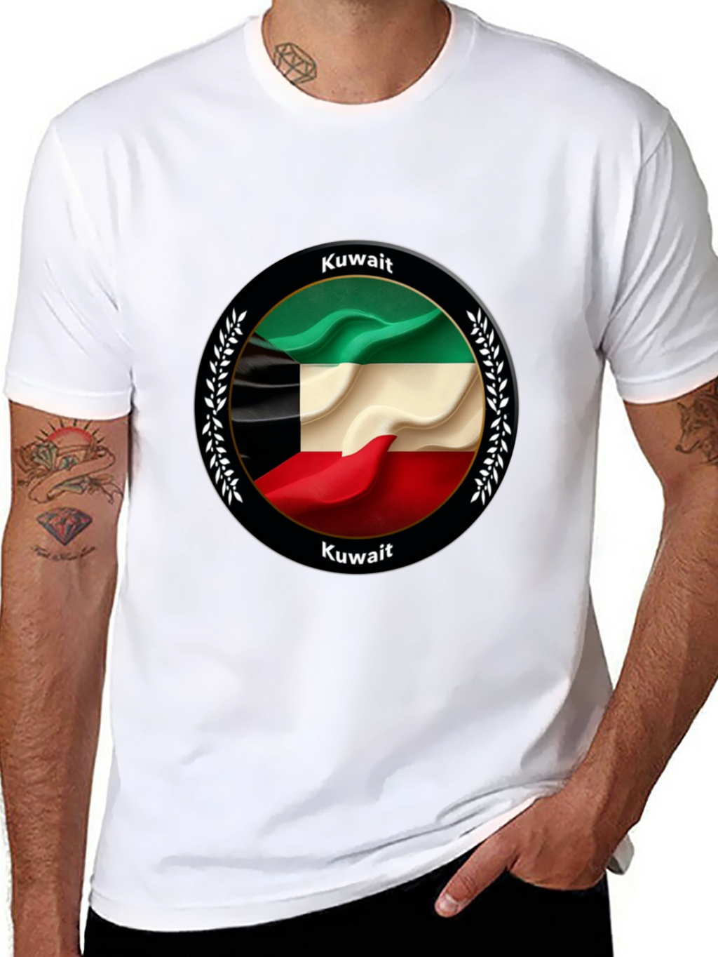 Kuwait Flag T-Shirt: Patriotic Pride Apparel