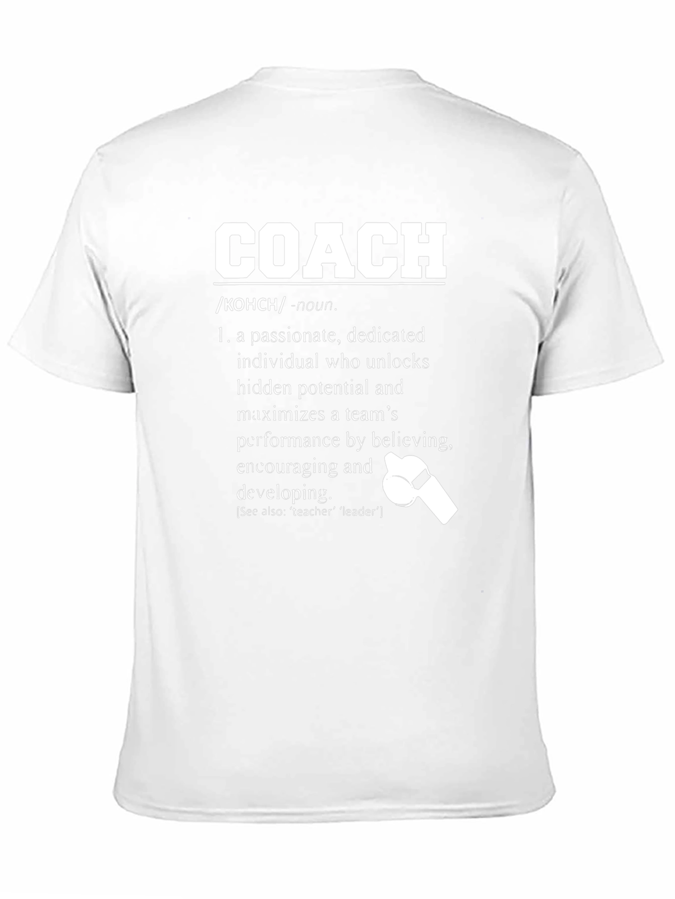 Passionate Coach Definition Graphic T-Shirt