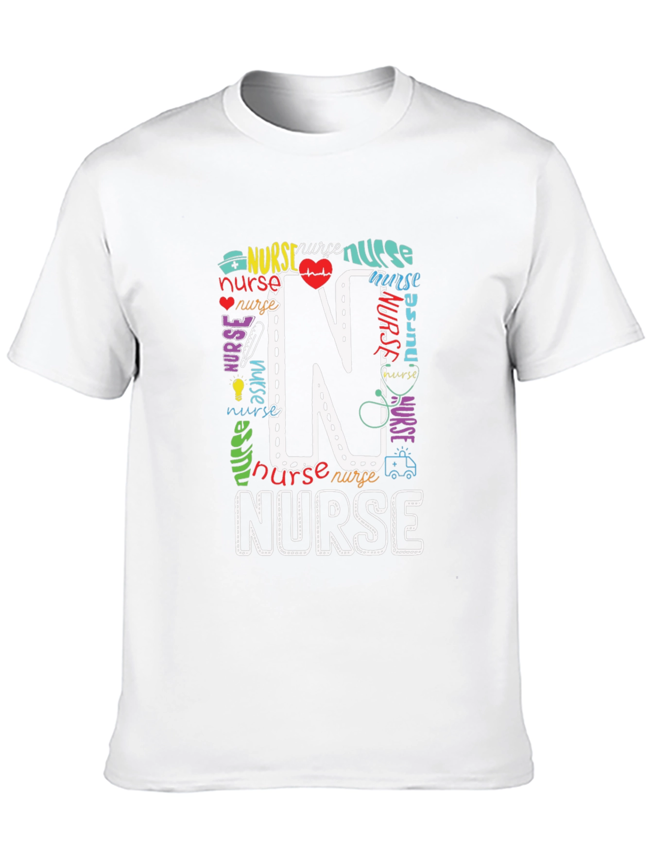 Nurse Graphic Print T-Shirt