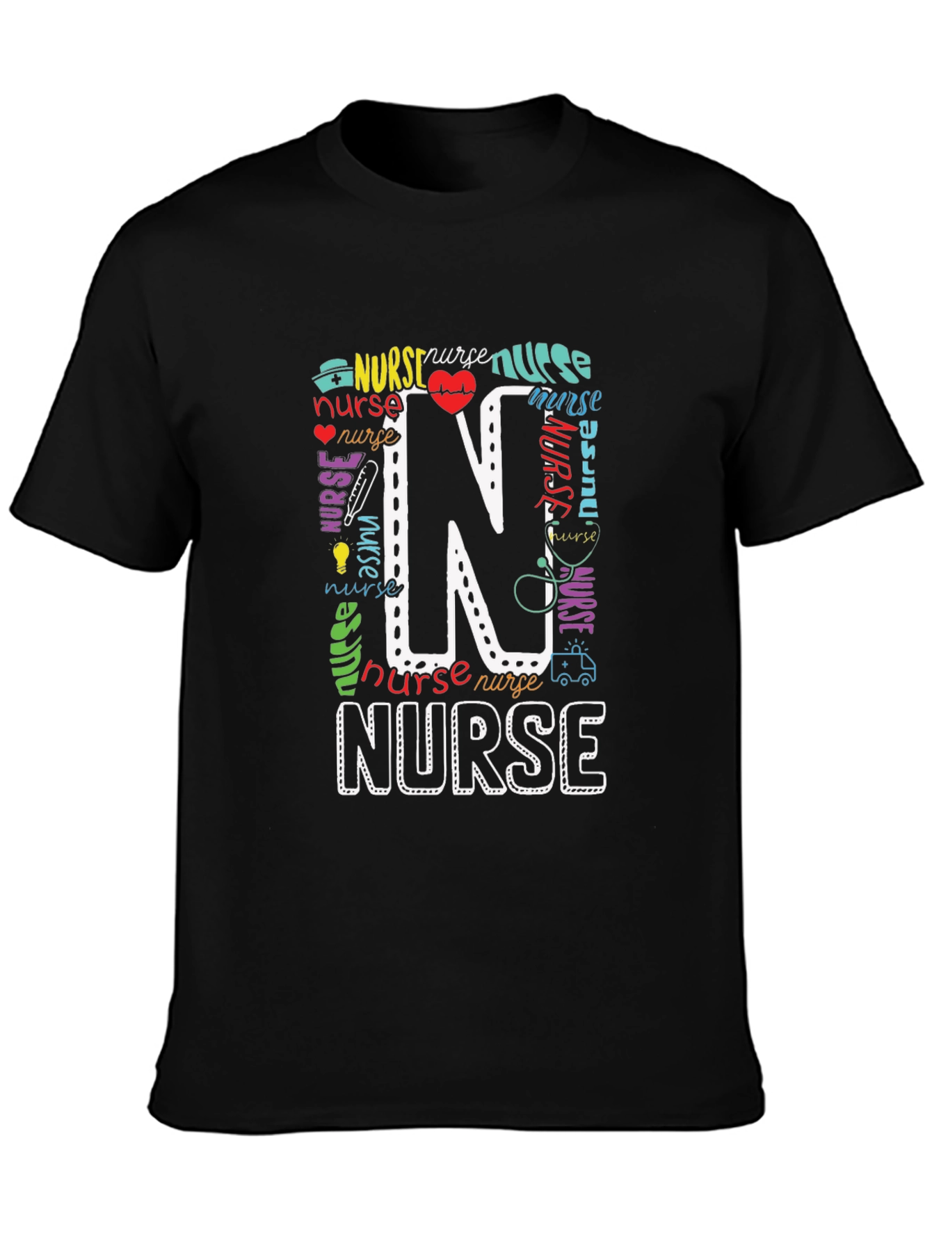 Nurse Graphic Print T-Shirt