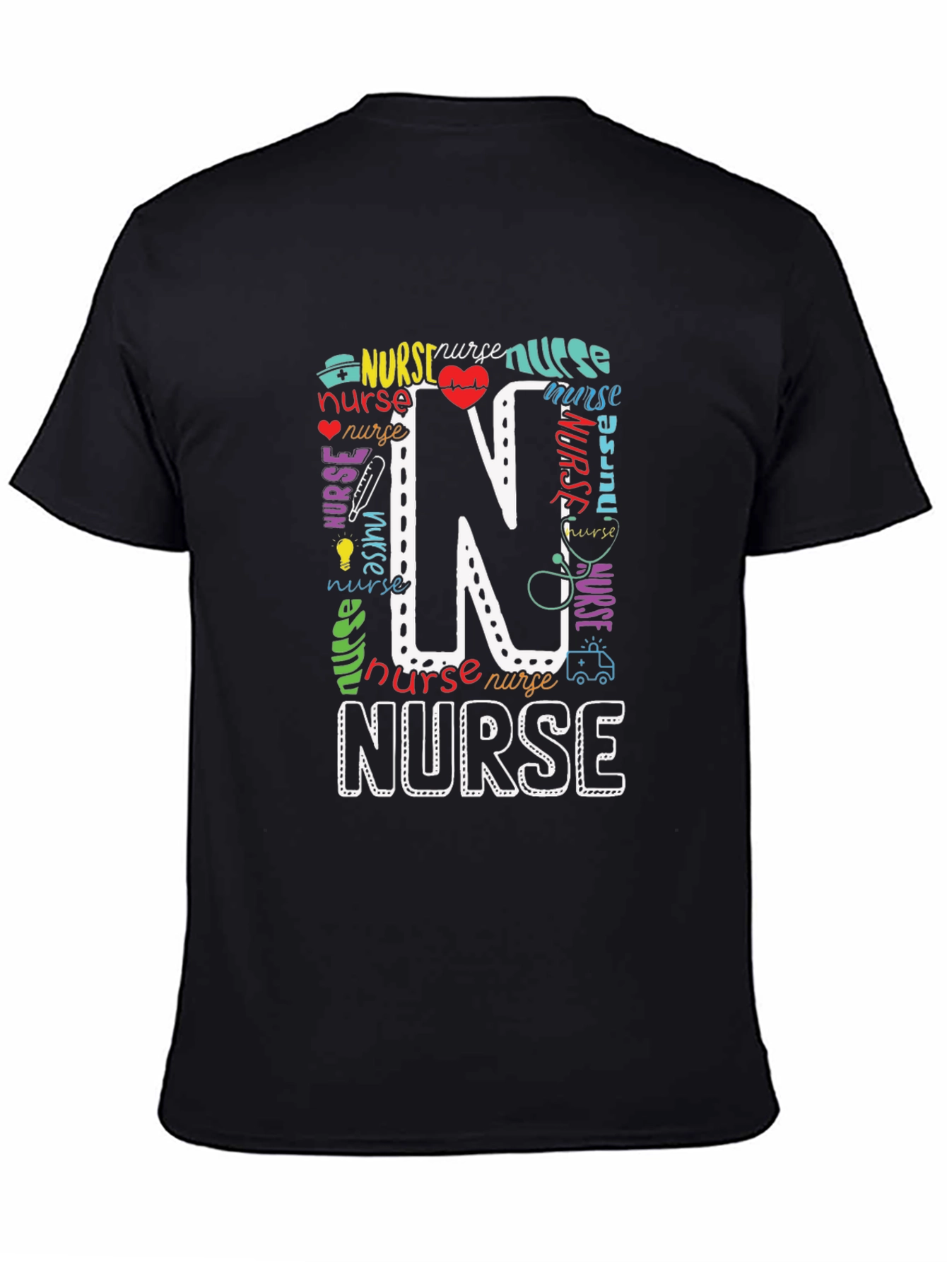 Nurse Graphic Print T-Shirt