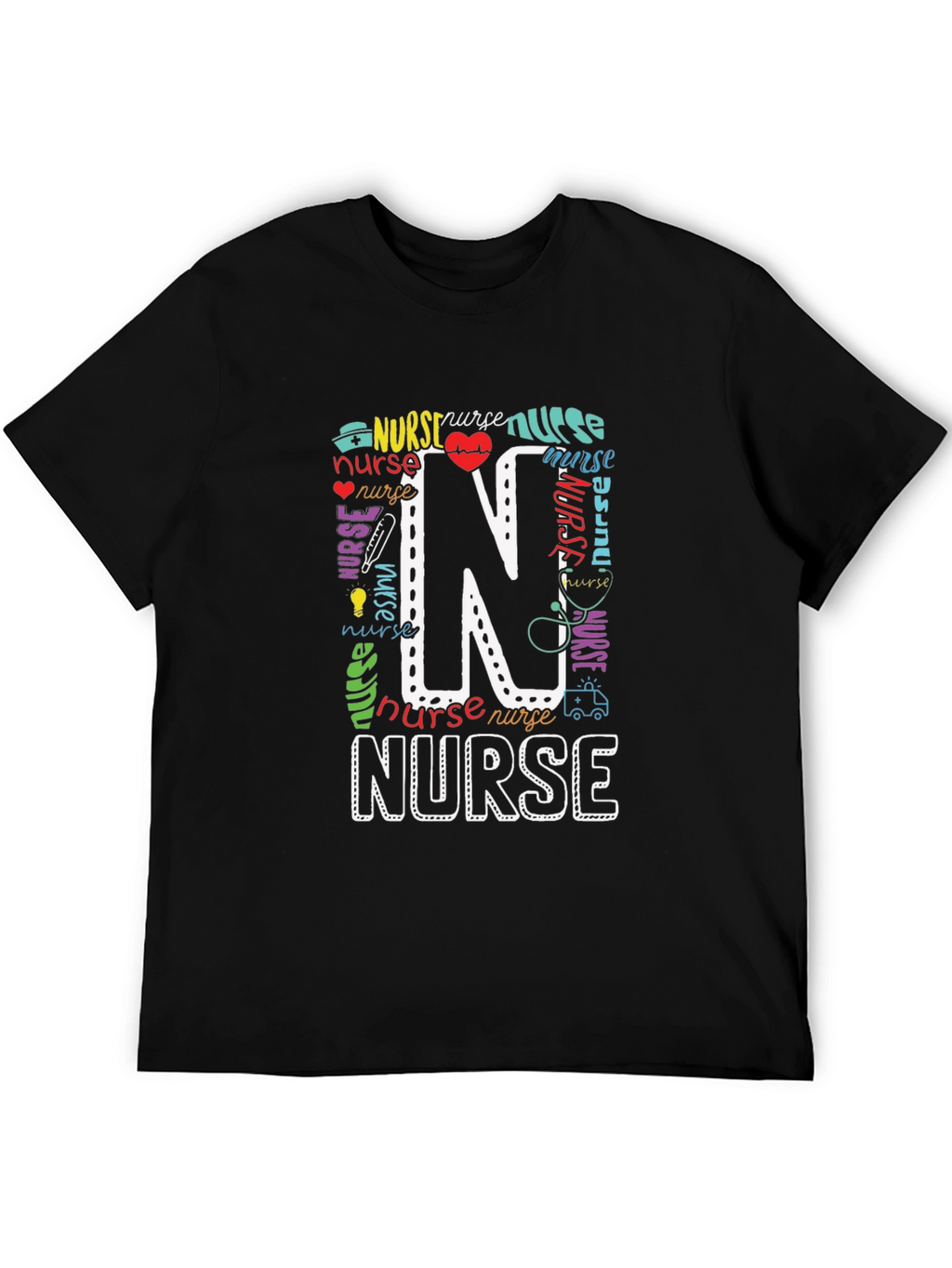 Nurse Graphic Print T-Shirt
