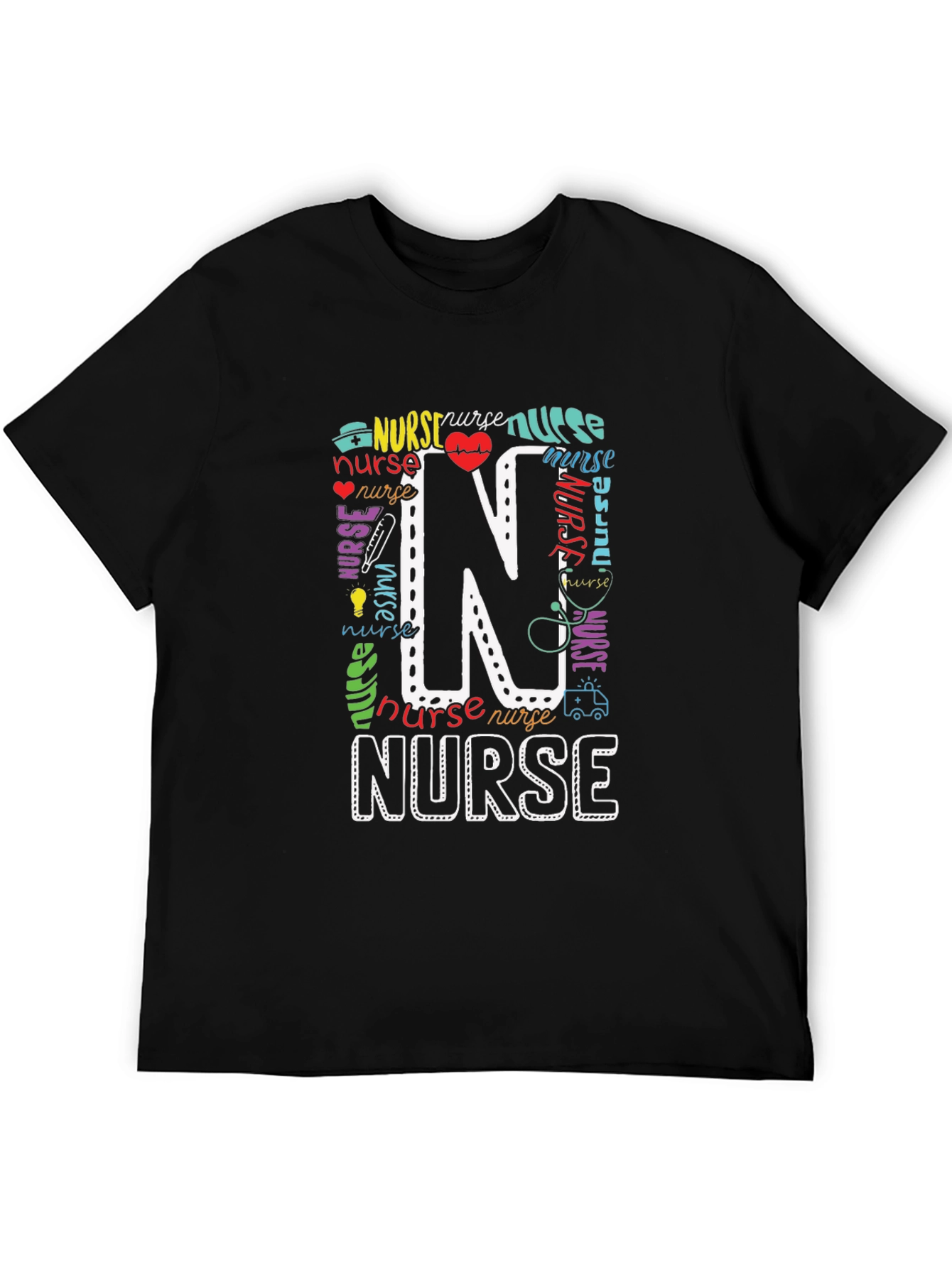 Nurse Graphic Print T-Shirt