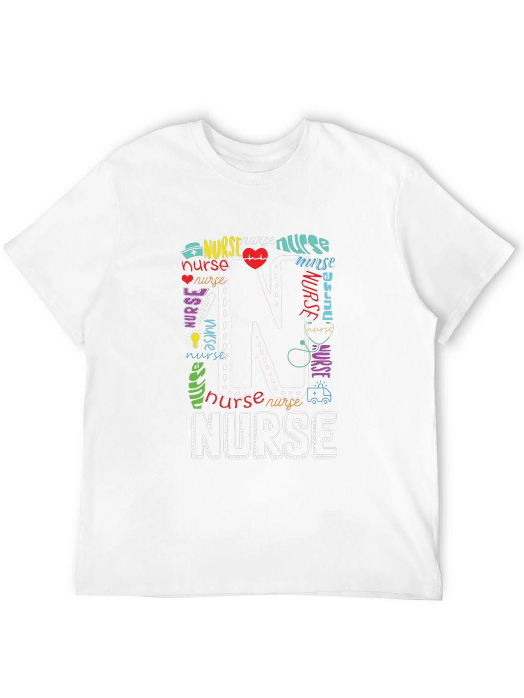 Nurse Graphic Print T-Shirt
