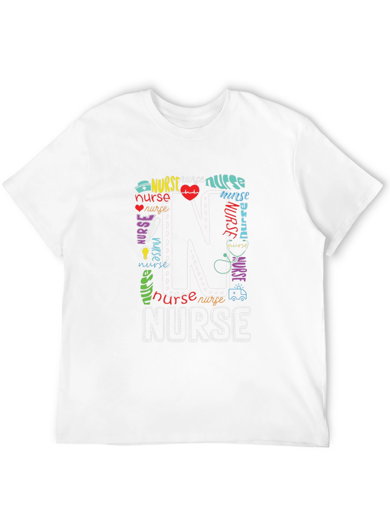 Nurse Graphic Print T-Shirt
